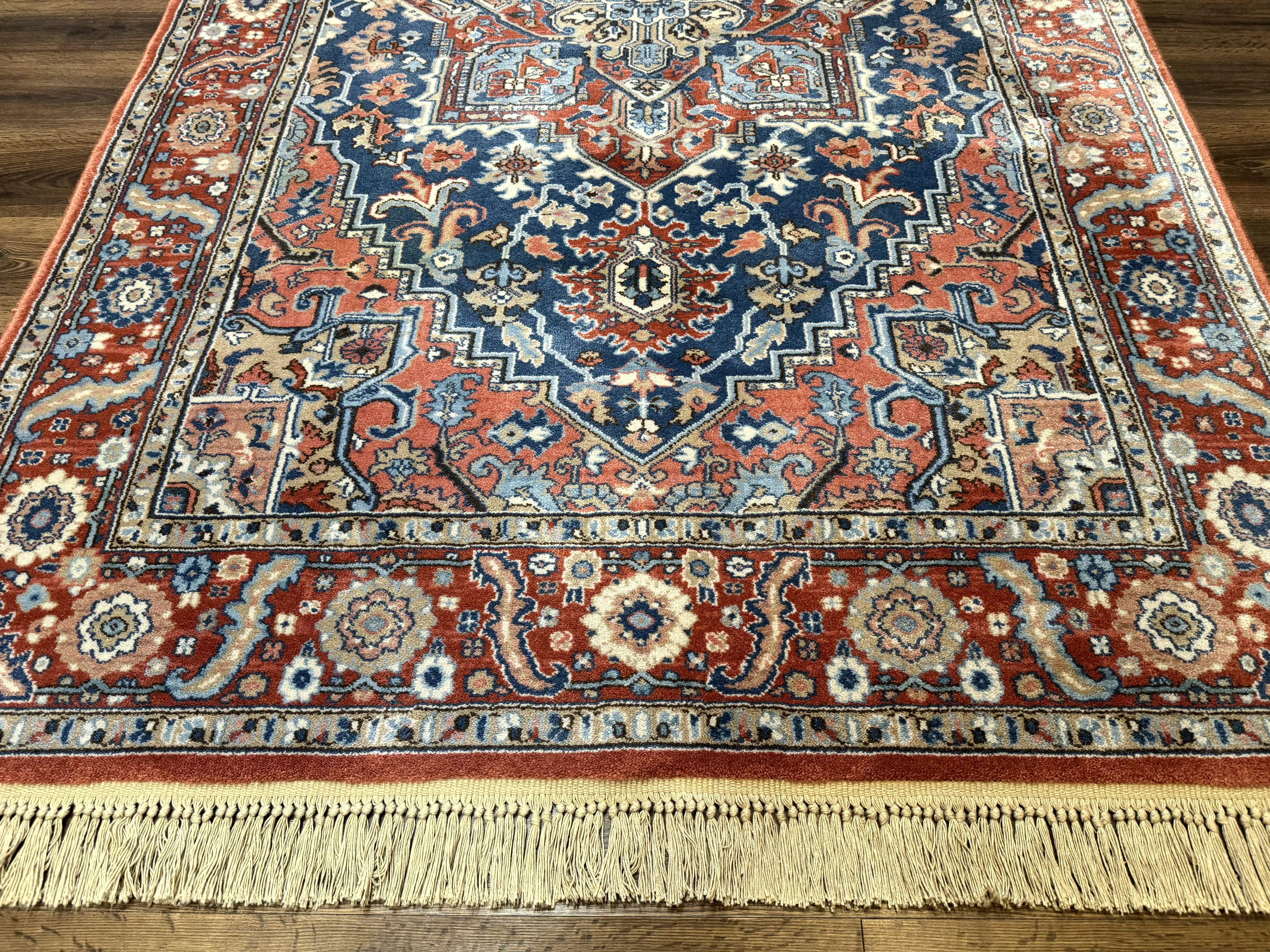 5.9 x 9 Karastan Rug Antique Heriz #763, Rare, Wool Discontinued Original 700 Series - Jewel Rugs