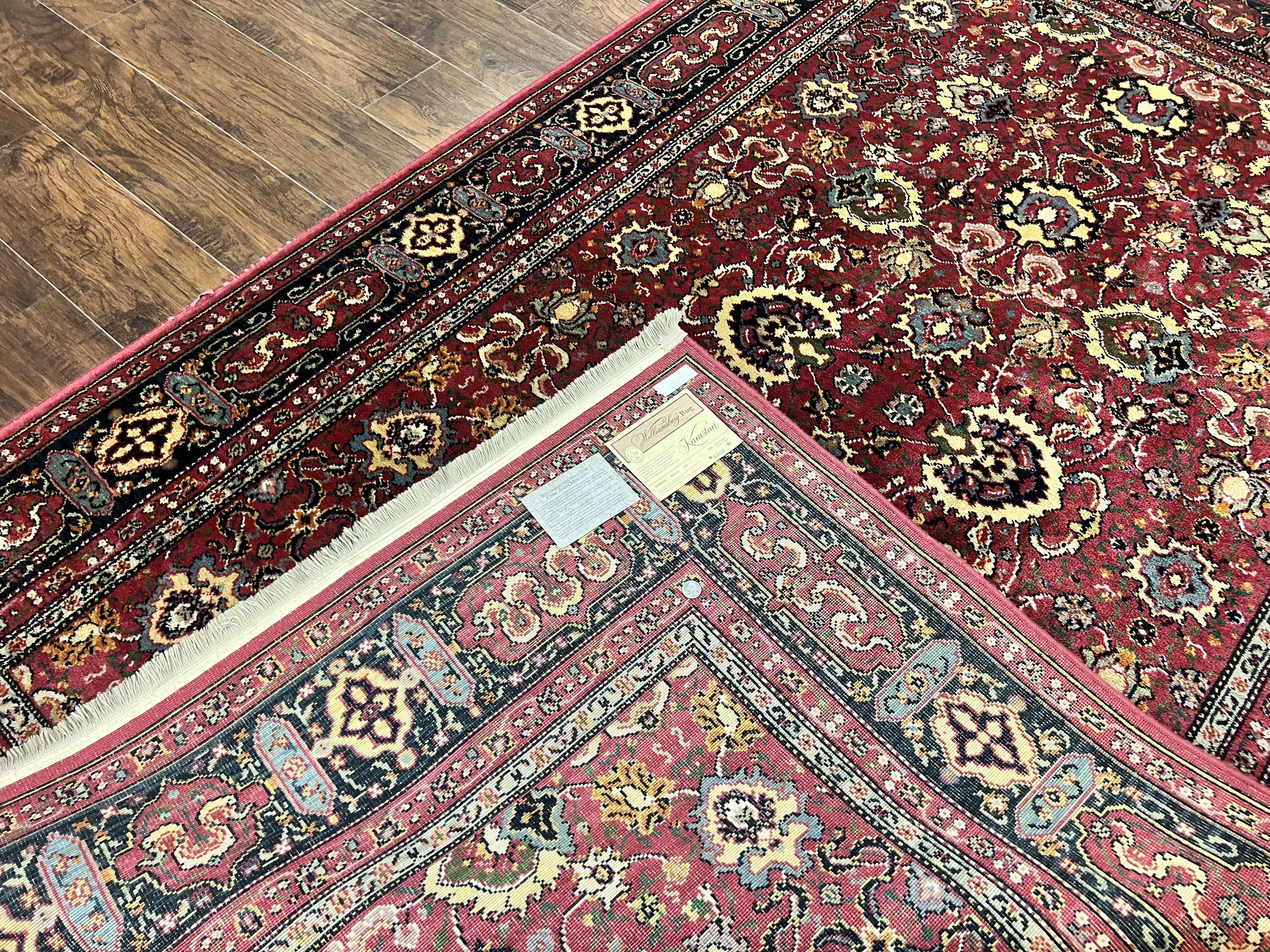 Karastan Rug 6x9, Williamsburg Herati #558, Wool Karastan Carpet, Vintage Karastan Persian Area Rug, Wool Pile - Jewel Rugs