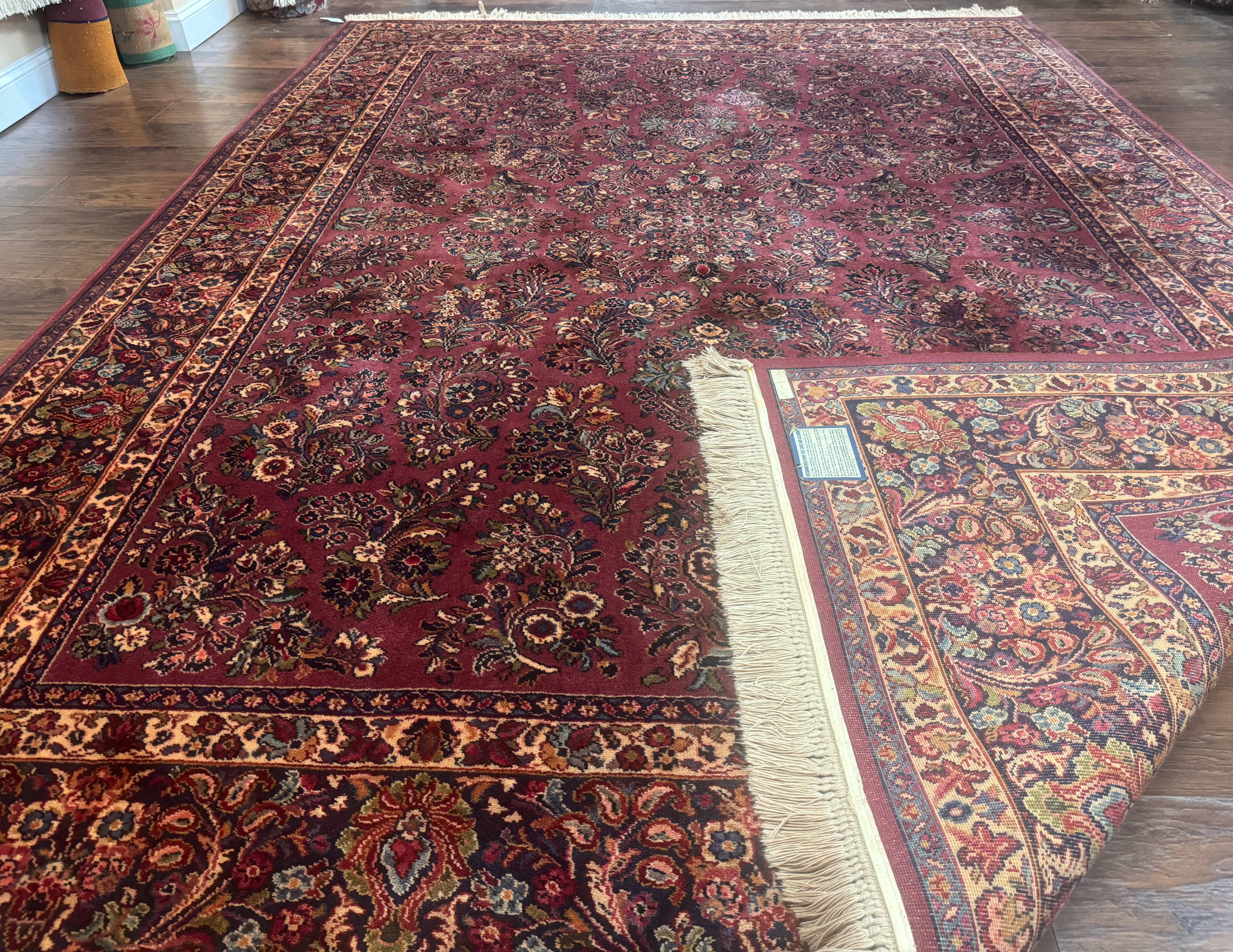 Karastan Rug 8.8 x 12 Sarouk #785, Original 700 Series, Wool Pile Karastan Carpet, Discontinued - Jewel Rugs