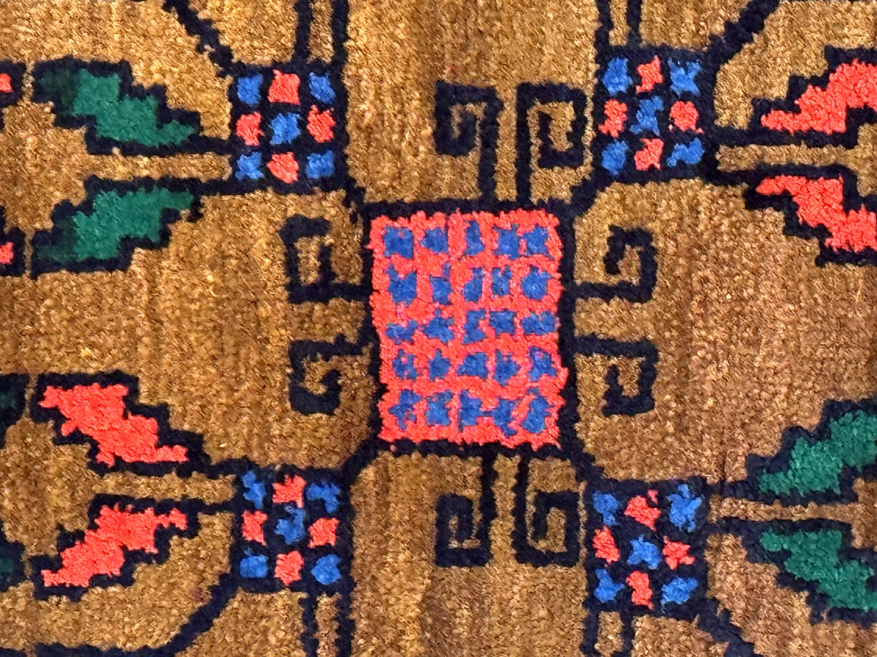 Small Persian Baluchi Rug, Tribal Rug, Brown, Multicolor - Jewel Rugs