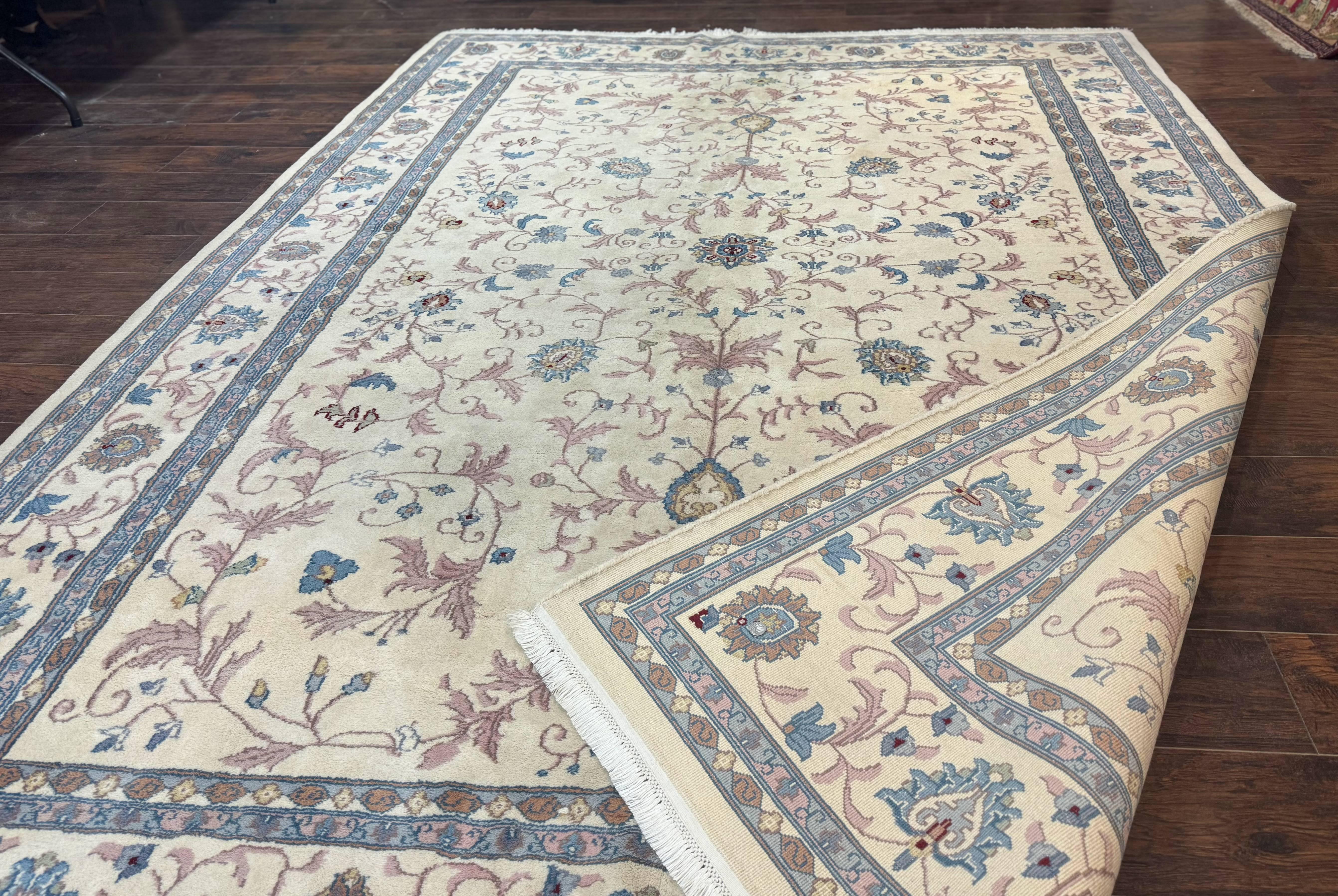 Ivory Indo Persian Rug 9x12 - Jewel Rugs