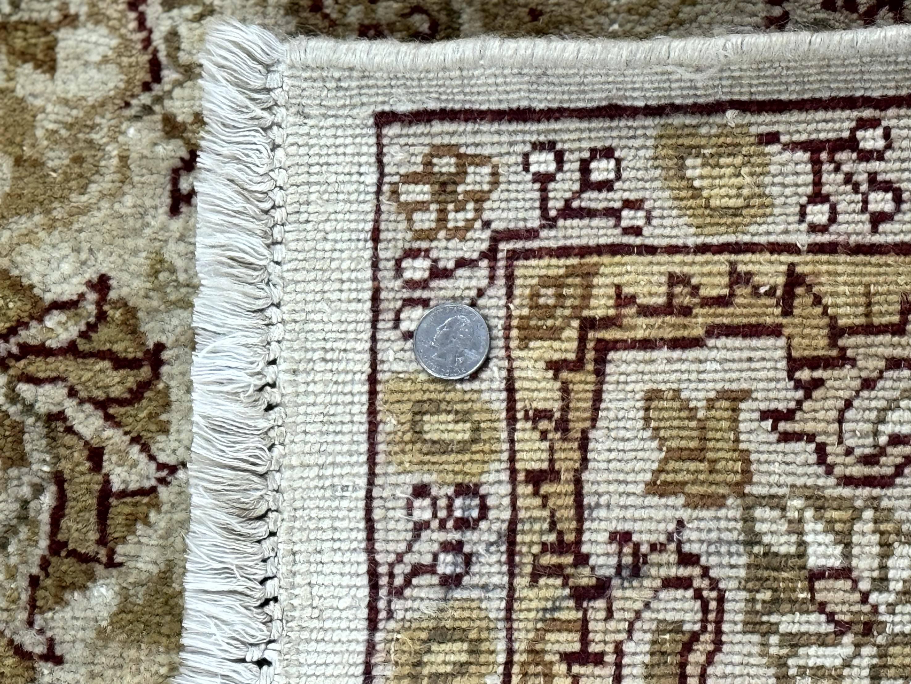 Turkish Oushak Rug 6x9, Vintage, Beige - Jewel Rugs