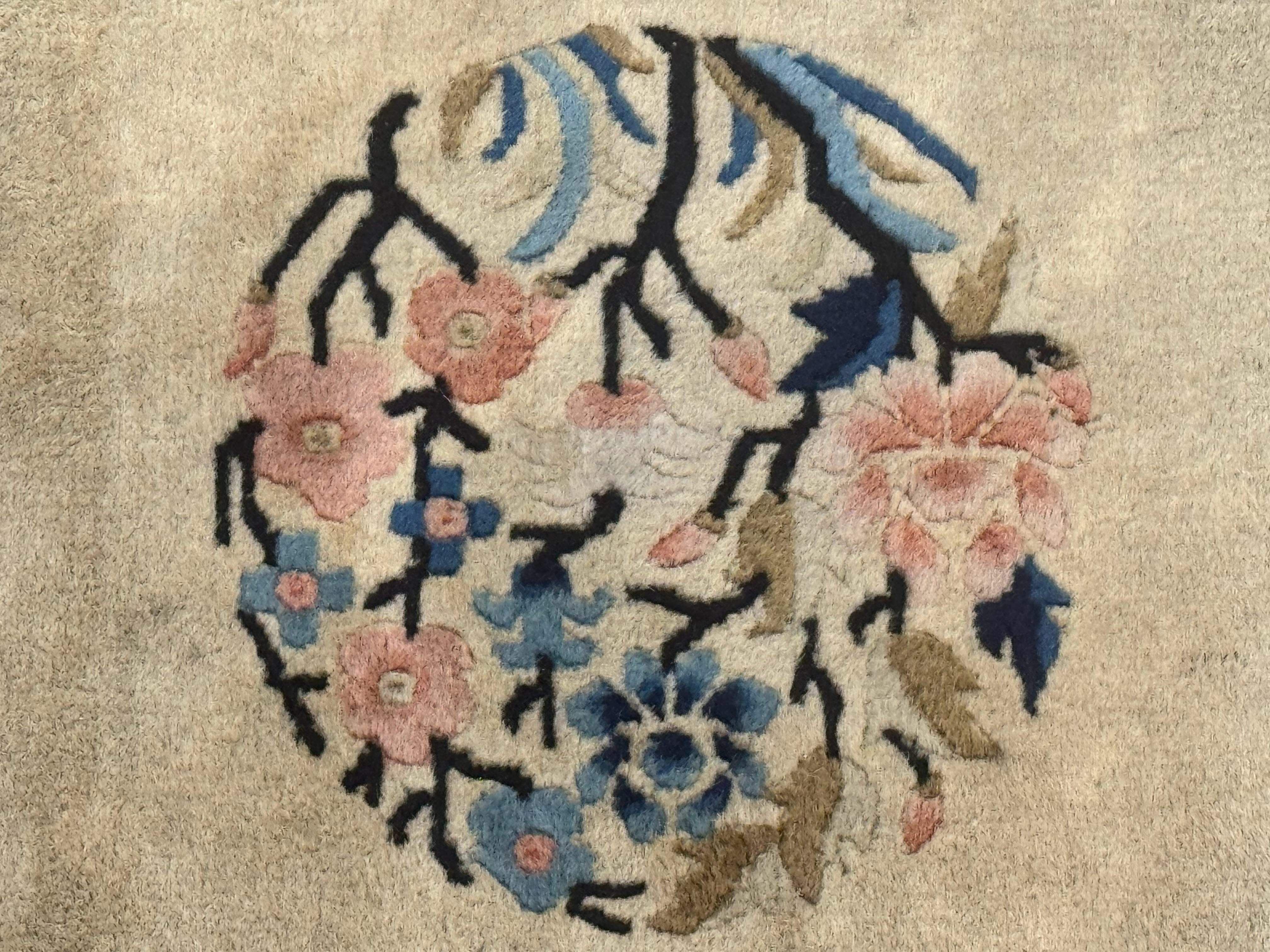 Chinese Peking Rug 2x3, Small Chinese Wool Carpet - Jewel Rugs