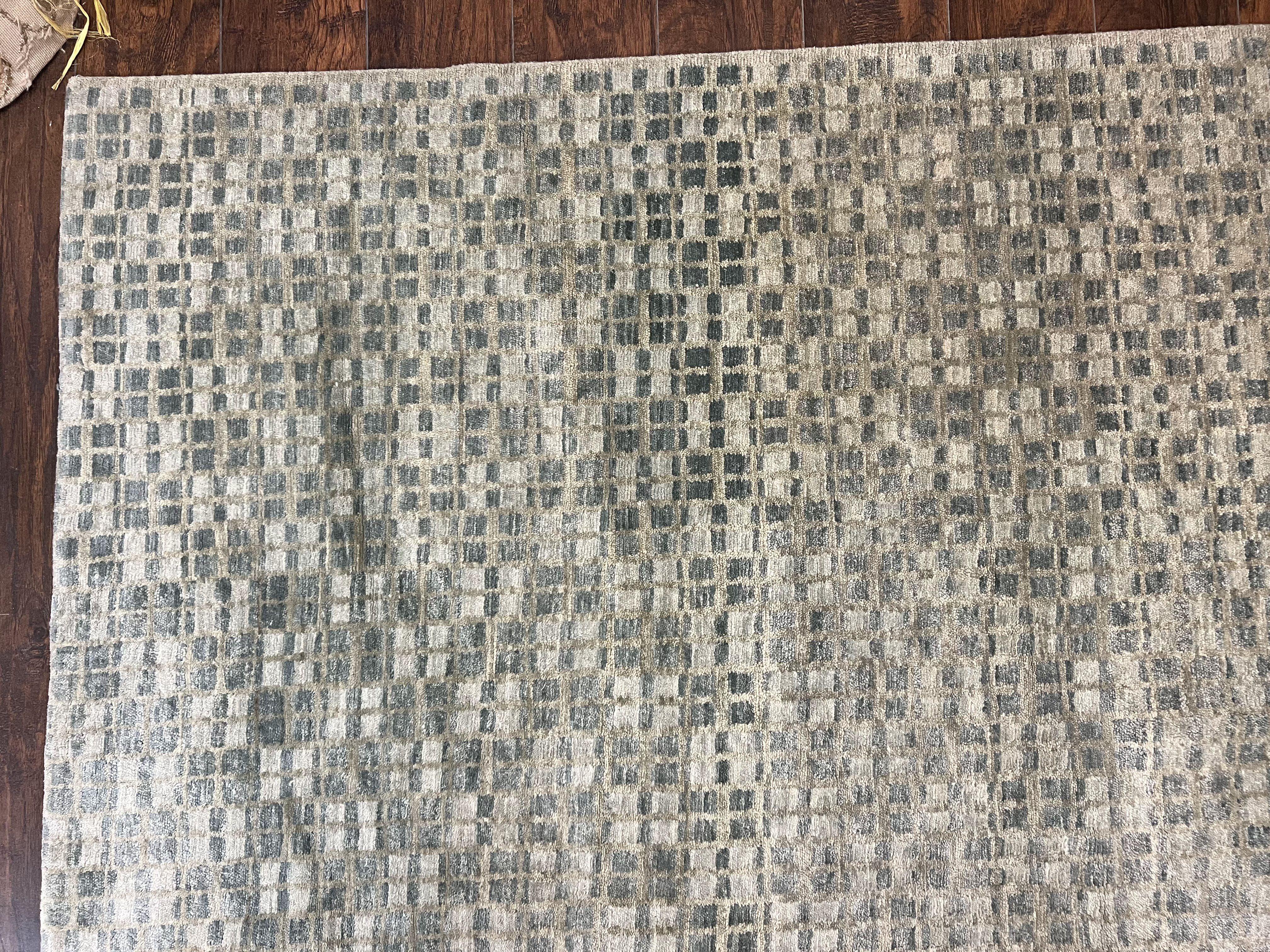 Extra Large Nepali Rug 12x18, Handmade Wool Modern Tibetan Oversized Carpet, Michaelian & Kolhberg - Jewel Rugs