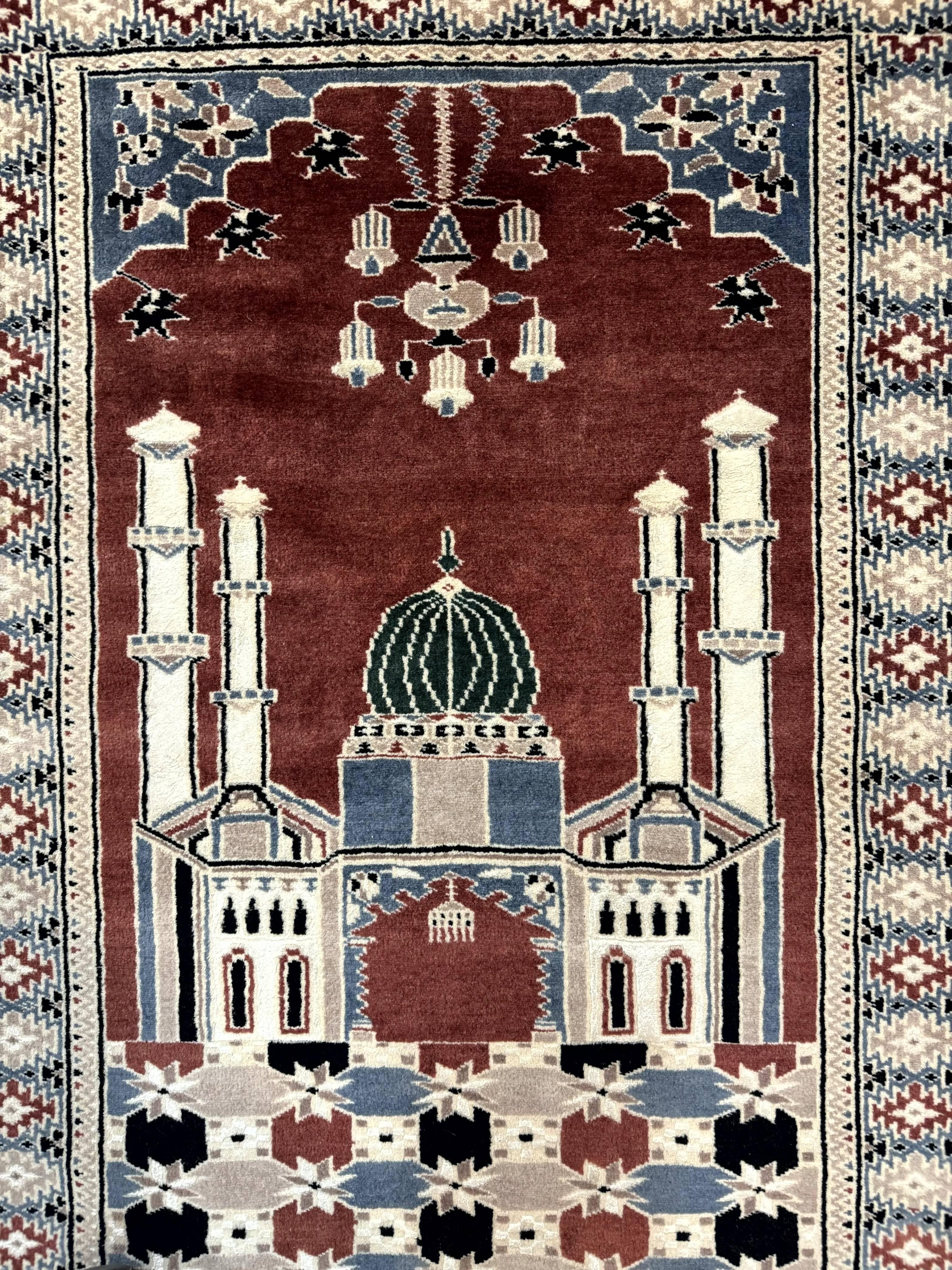Small Pakistani Bokhara Prayer Rug 2.7 x 4 - Jewel Rugs