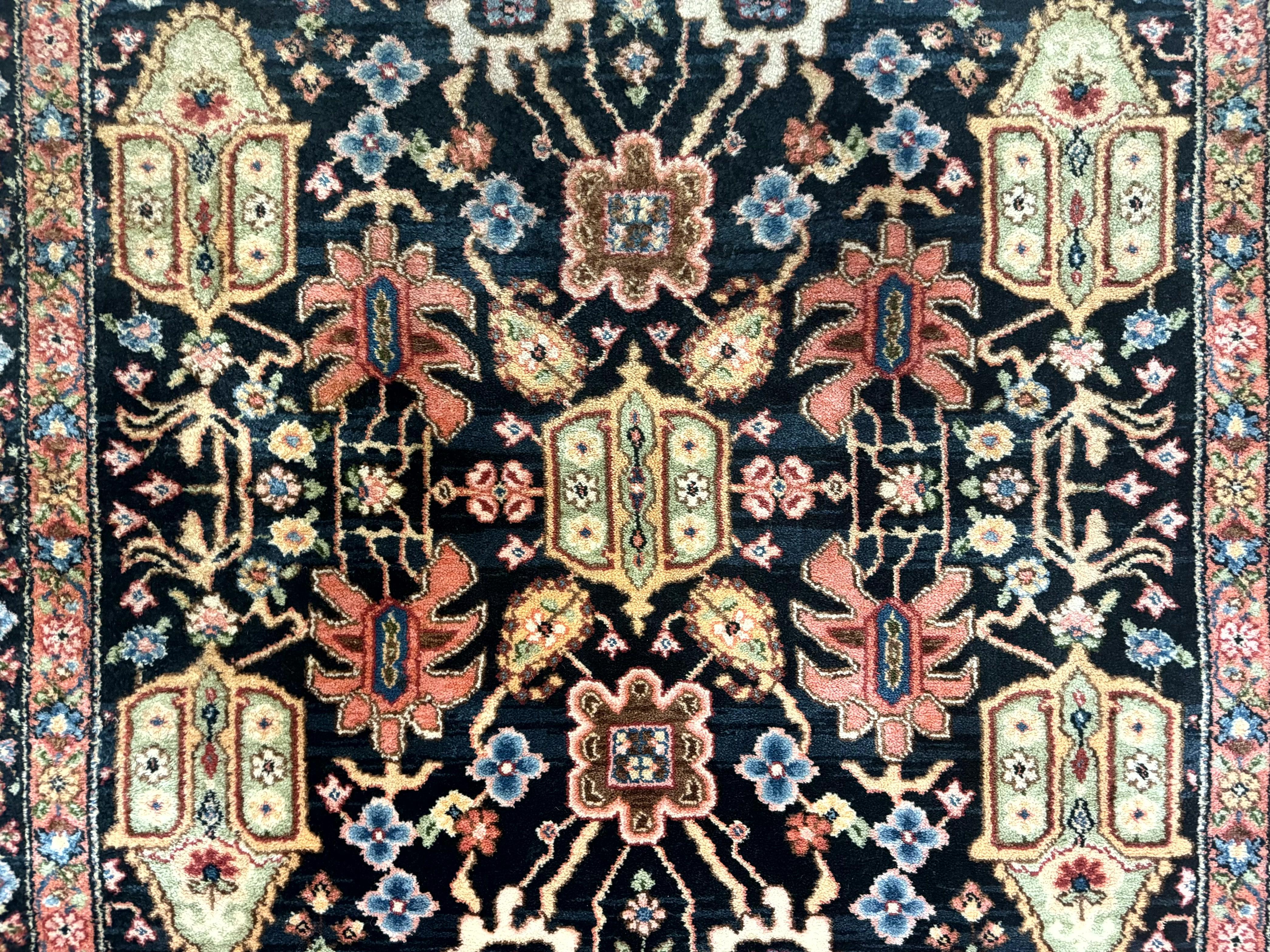 Karastan Rug 5.9 x 8.6, Chahar Mahal #604, Wool Vintage Discontinued Karastan Carpet - Jewel Rugs
