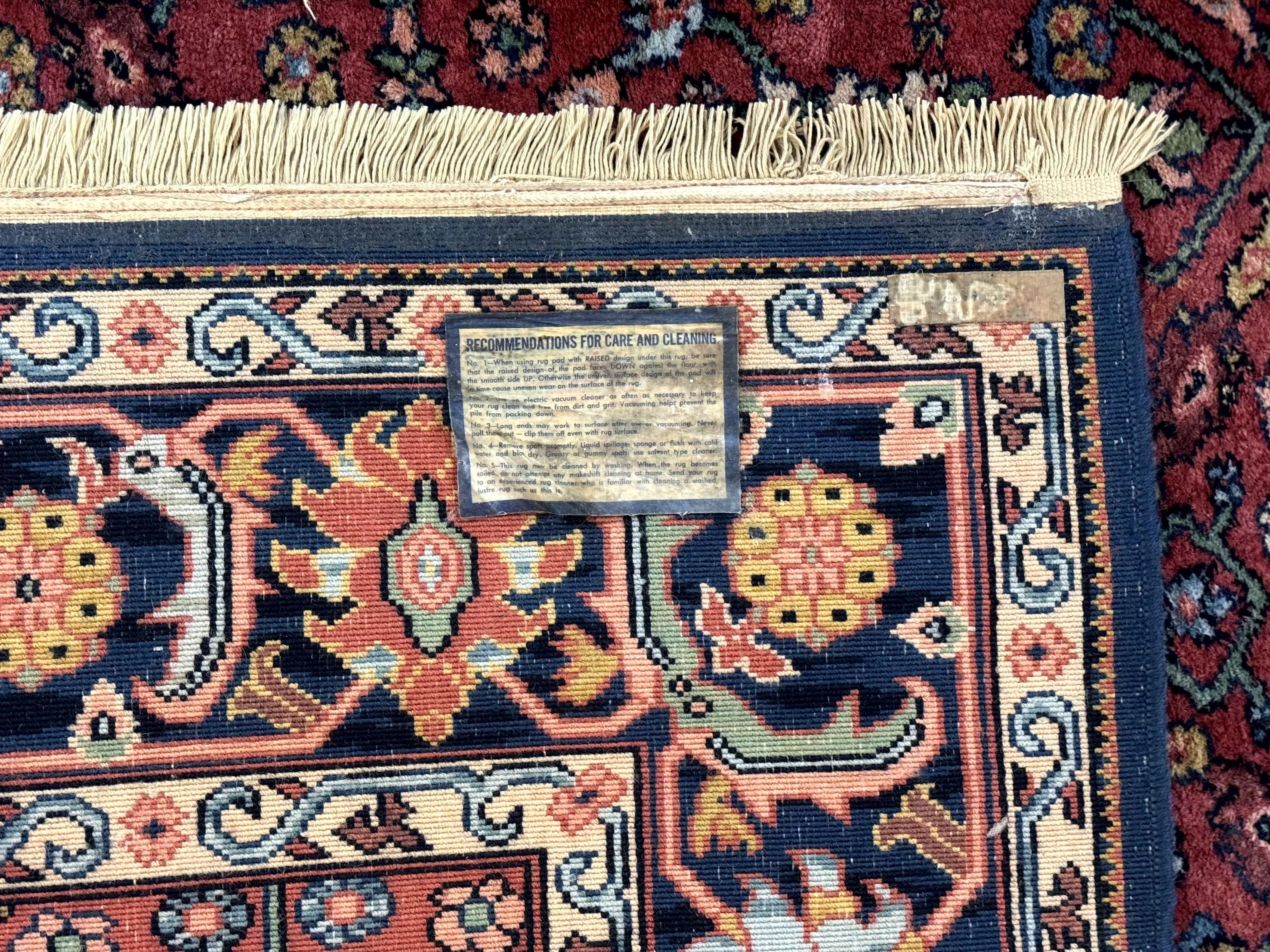 Karastan Rug 5.9 x 9 Serapi #729, Wool Karastan Carpet, Original 700 Series, Red, Discontinued, 6x9 Vintage Karastan Area Rug, Rare - Jewel Rugs