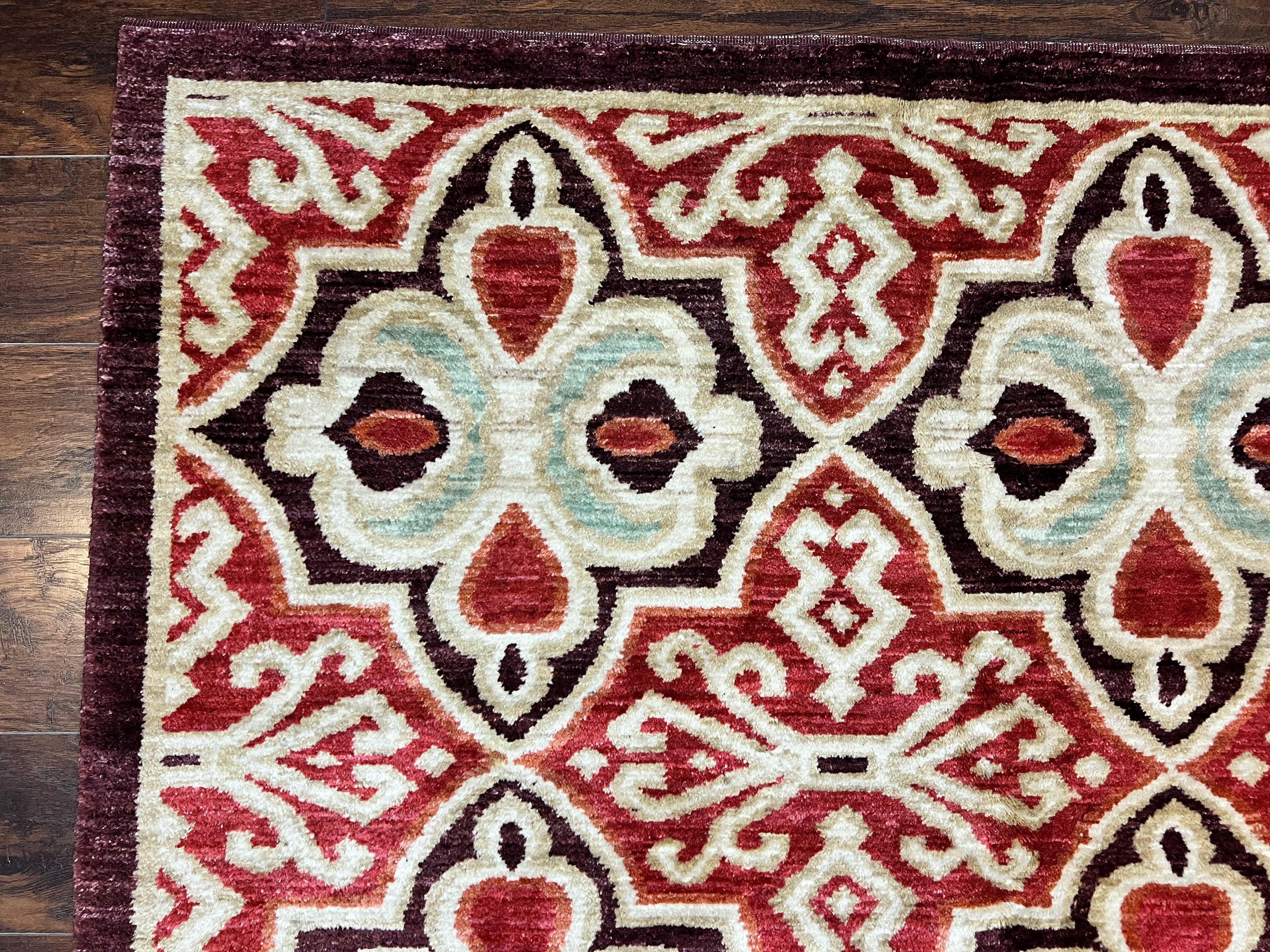 Portuguese Rug 9x12, Vintage Carpet, Handmade Wool Rug - Jewel Rugs