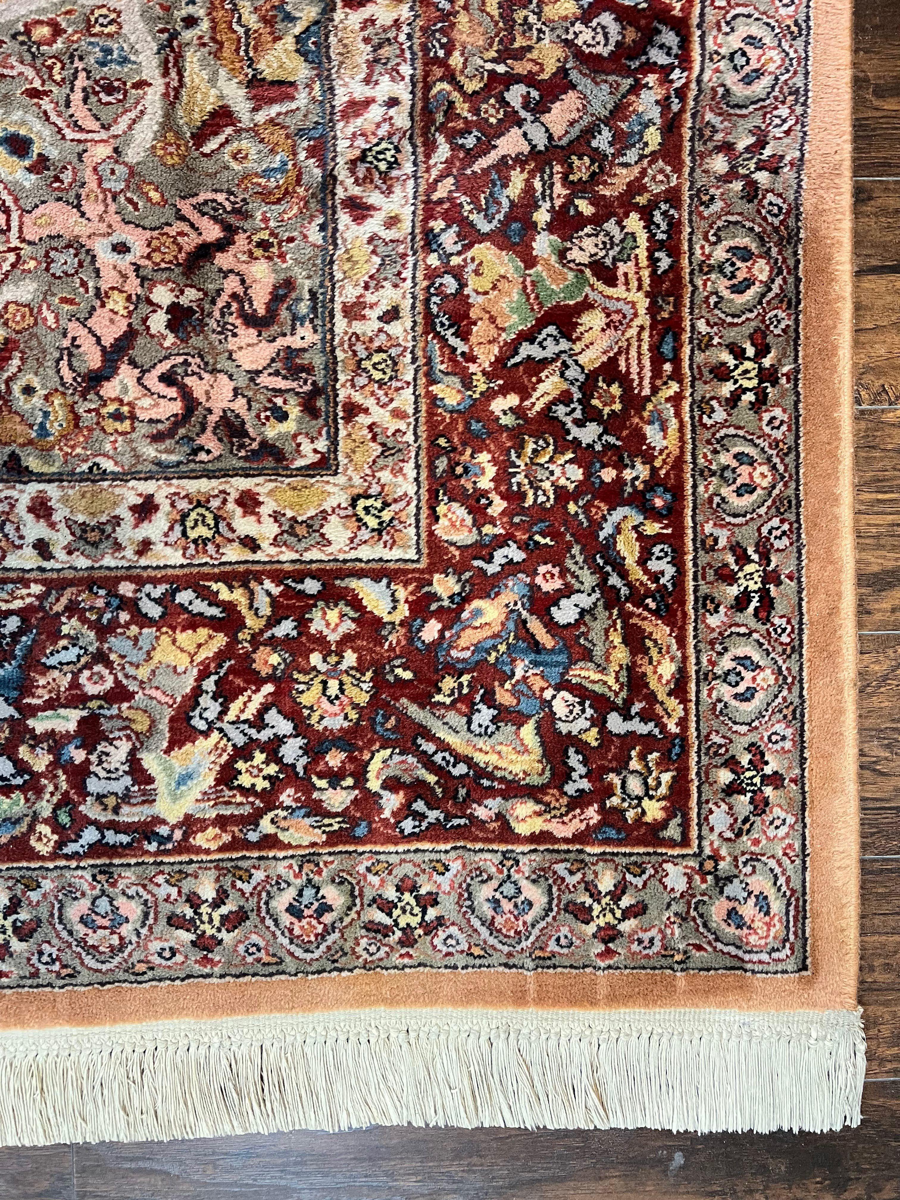 Karastan Rug 8.8 x 12 Persian Hunting Rug #723, Wool Pile Karastan Area Rug, Discontinued Original 700 Series Karastan Carpet, Room Sized - Jewel Rugs