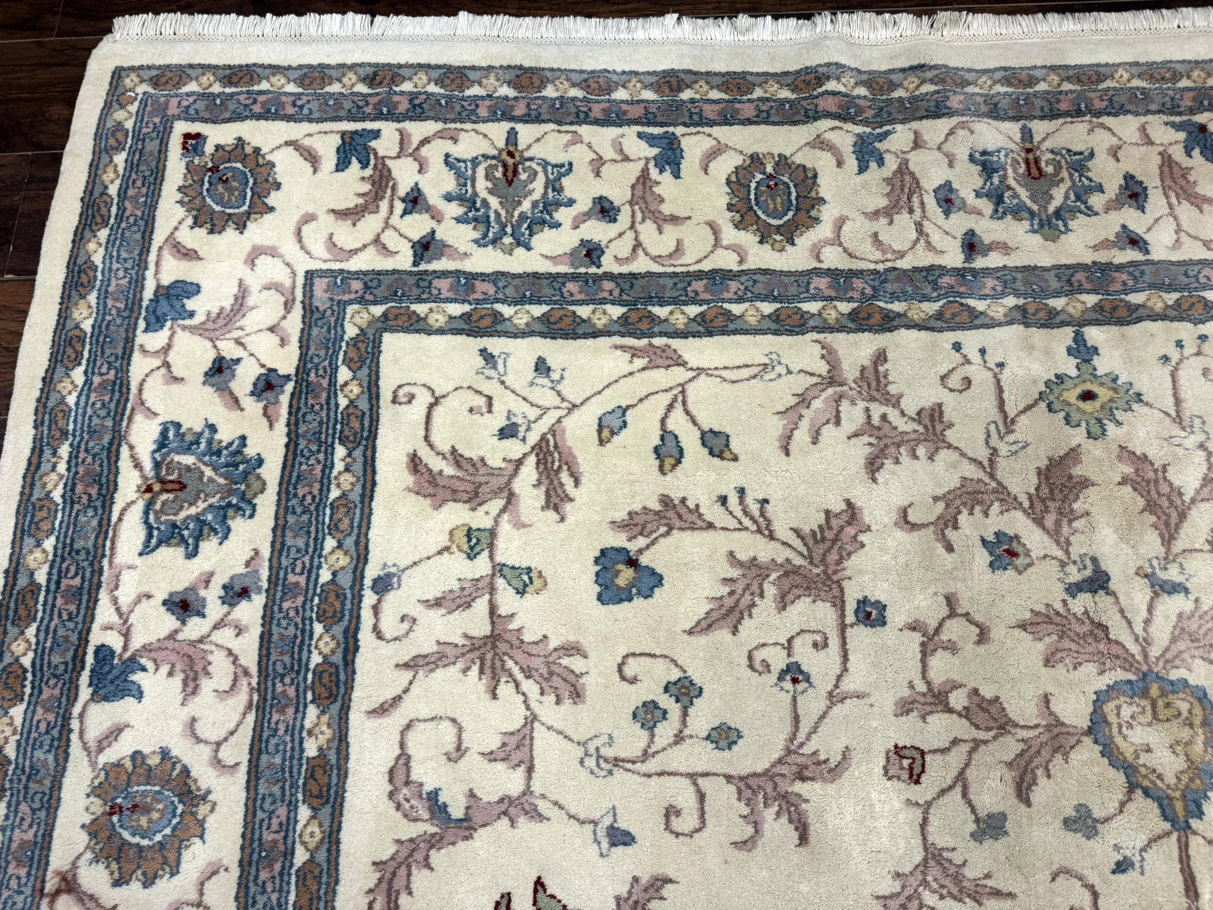 Ivory Indo Persian Rug 9x12 - Jewel Rugs