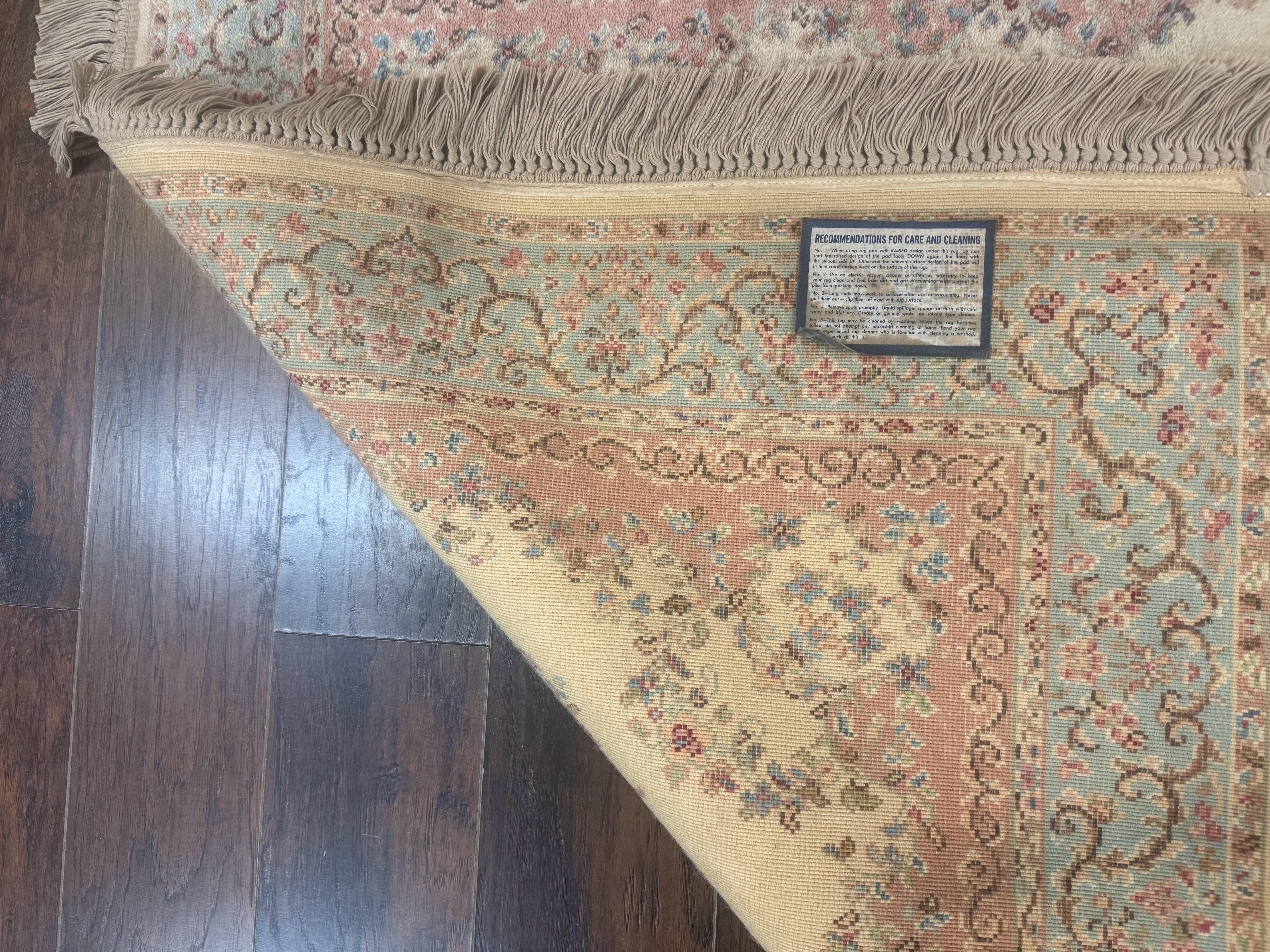 Karastan Rug 4x6, Pastel Ivory Kirman Rug #784, Wool Karastan Carpet, Original 700 Series, Vintage Karastan Area Rug, Discontinued - Jewel Rugs