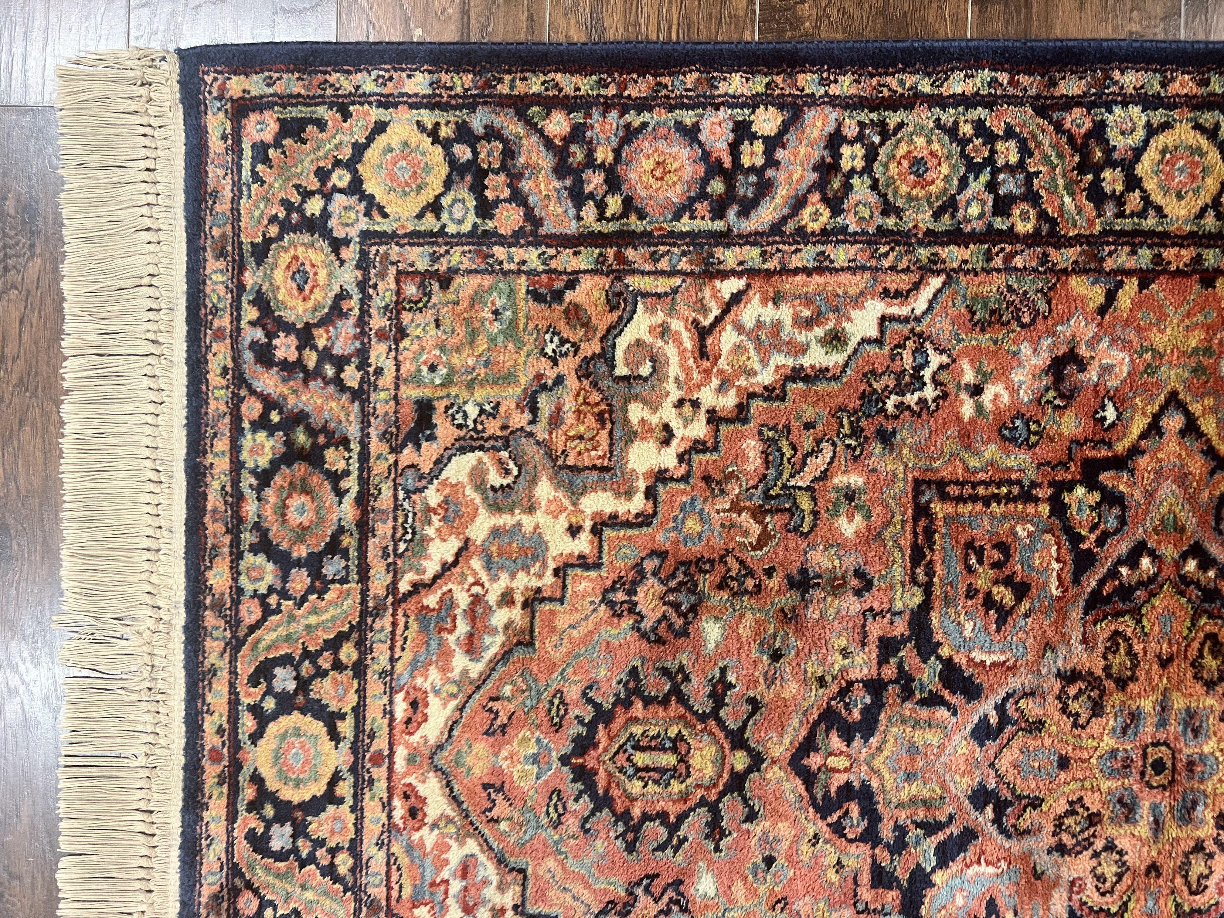 Karastan Rug 4x6, Karastan Heriz #726, Wool Pile Karastan Area Rug, Rare Hard to Find, Original 700 Series Vintage Discontinued Rug - Jewel Rugs