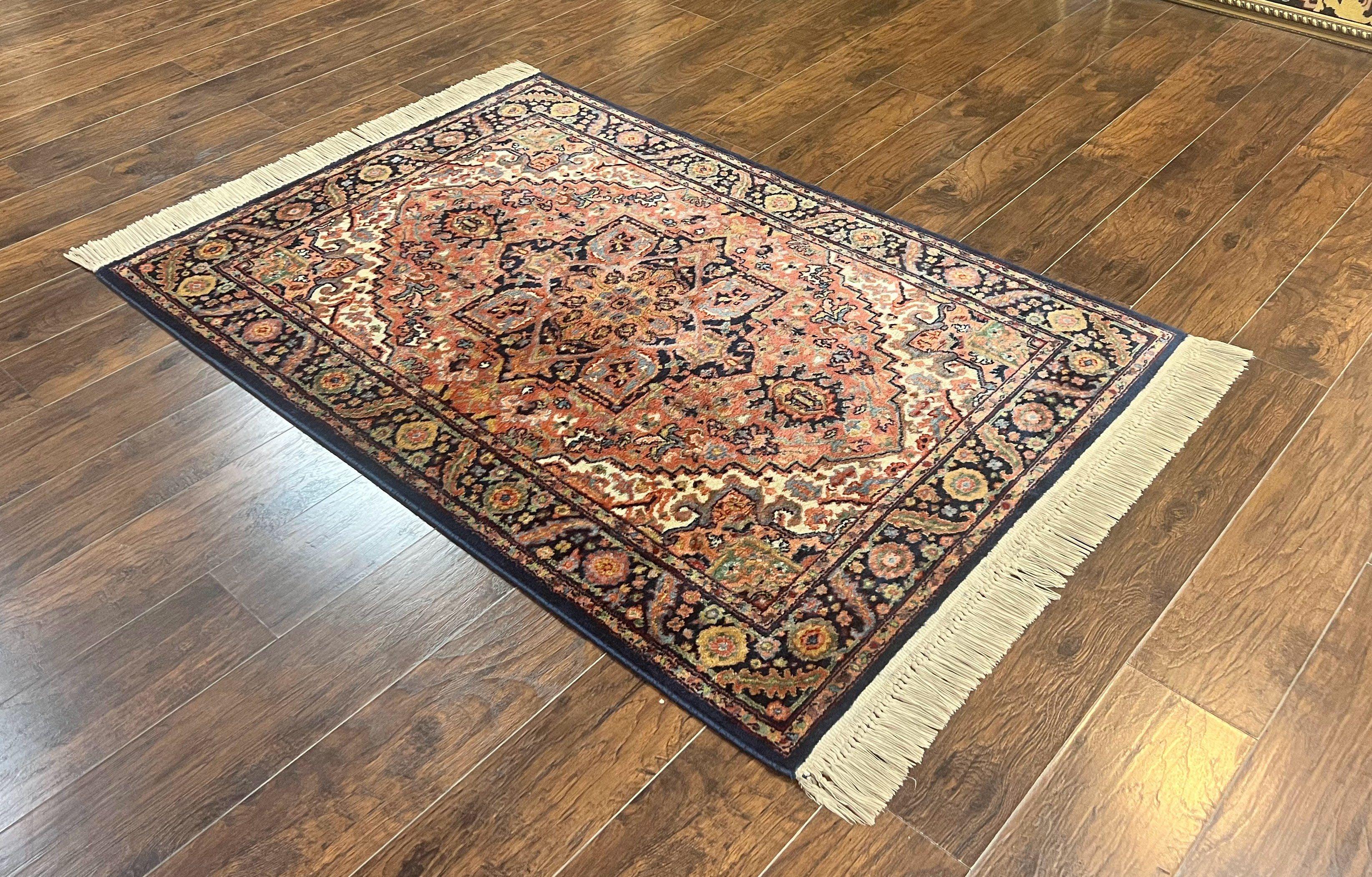 Karastan Rug 4x6, Karastan Heriz #726, Wool Pile Karastan Area Rug, Rare Hard to Find, Original 700 Series Vintage Discontinued Rug - Jewel Rugs