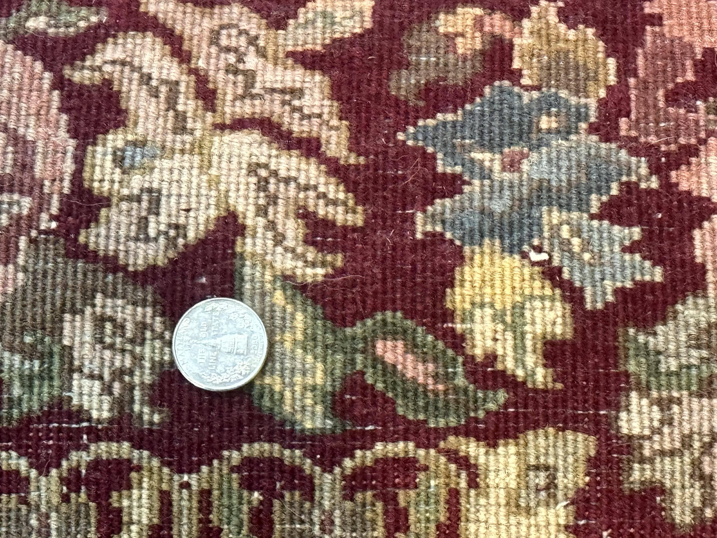 Indo Persian Kerman Rug 4x6, Burgundy, Floral - Jewel Rugs