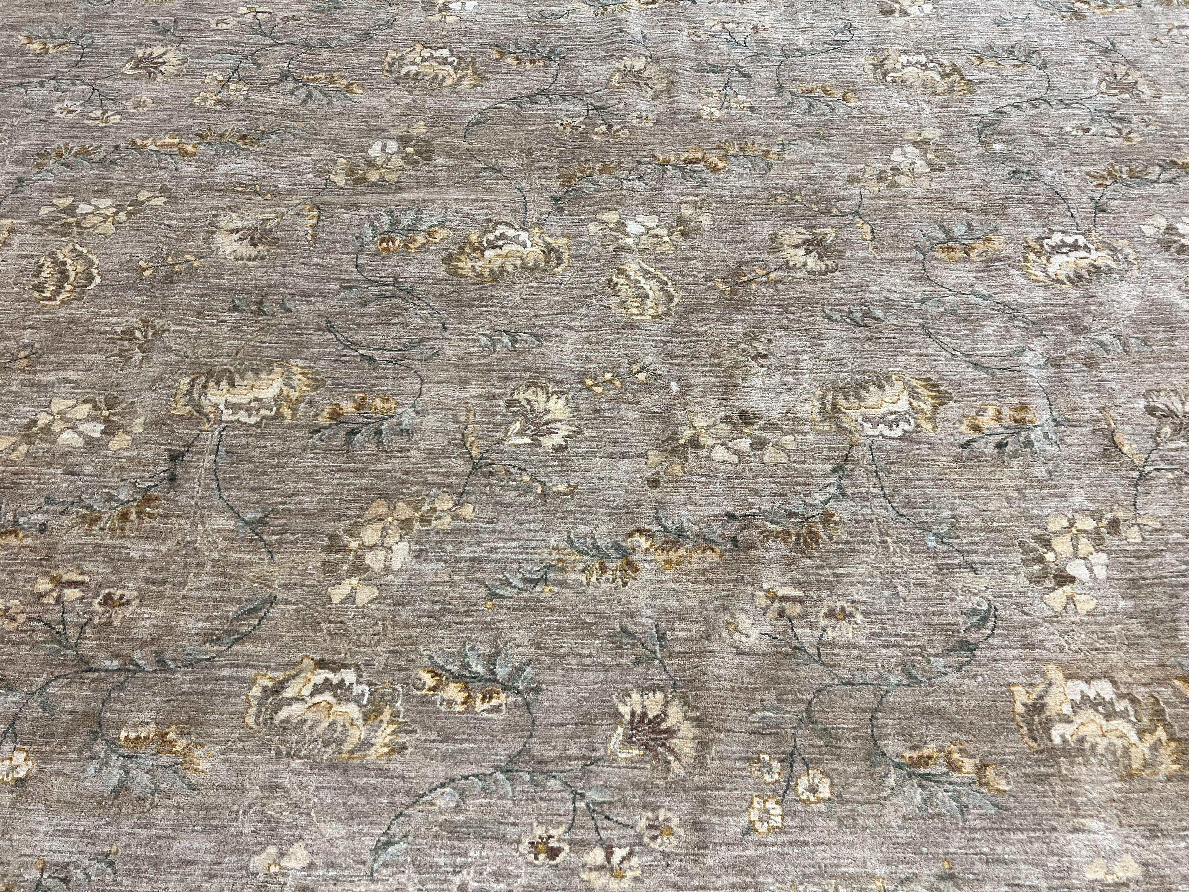 Pak Persian Rug 12x15, Wool Hand Knotted Oriental Floral Carpet, Signed by Master Weaver, 12x15 Large Palace Size Rug - Jewel Rugs