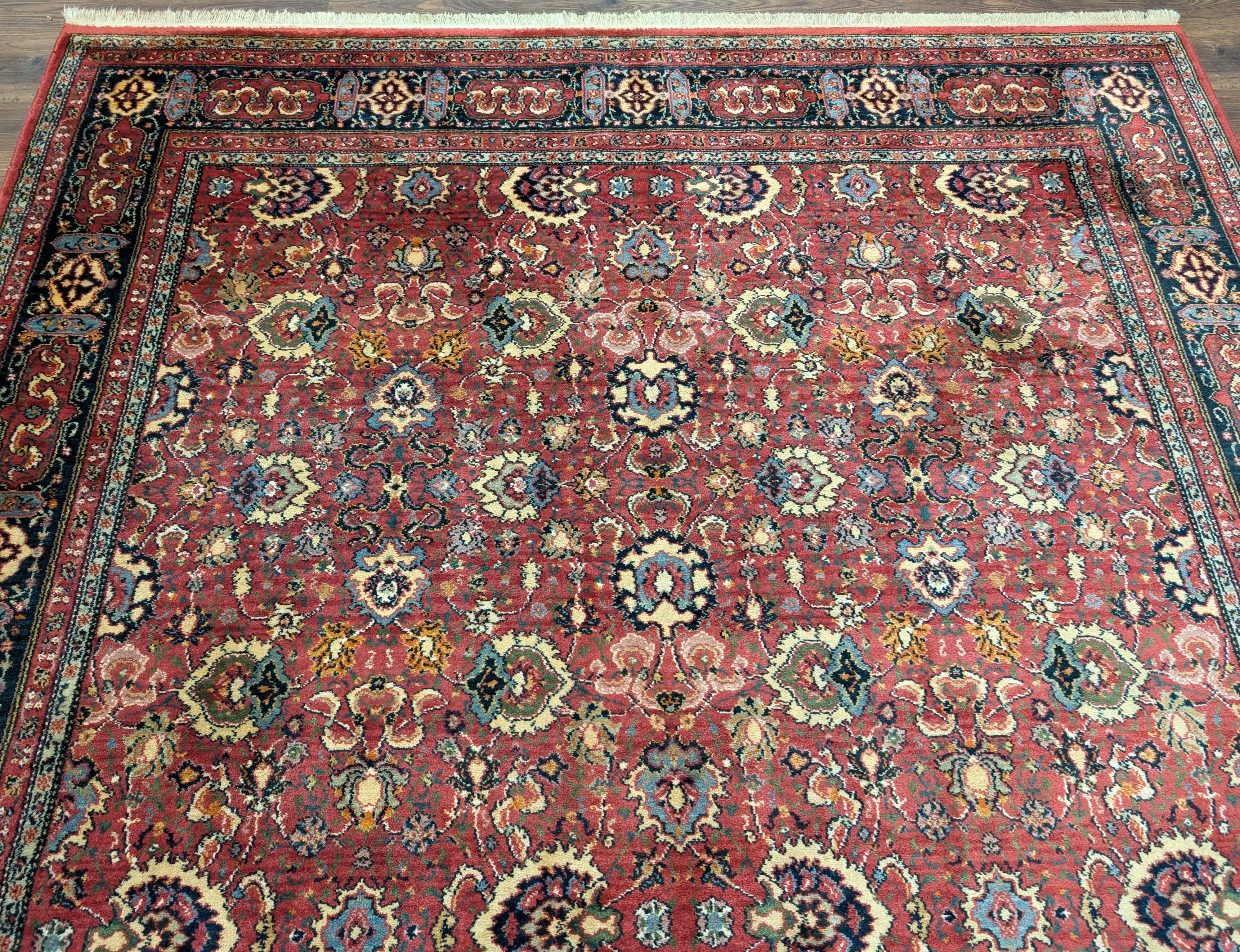 Karastan Rug 8x12 Williamsburg Herati #558, Wool Vintage Karastan Persian Carpet - Jewel Rugs