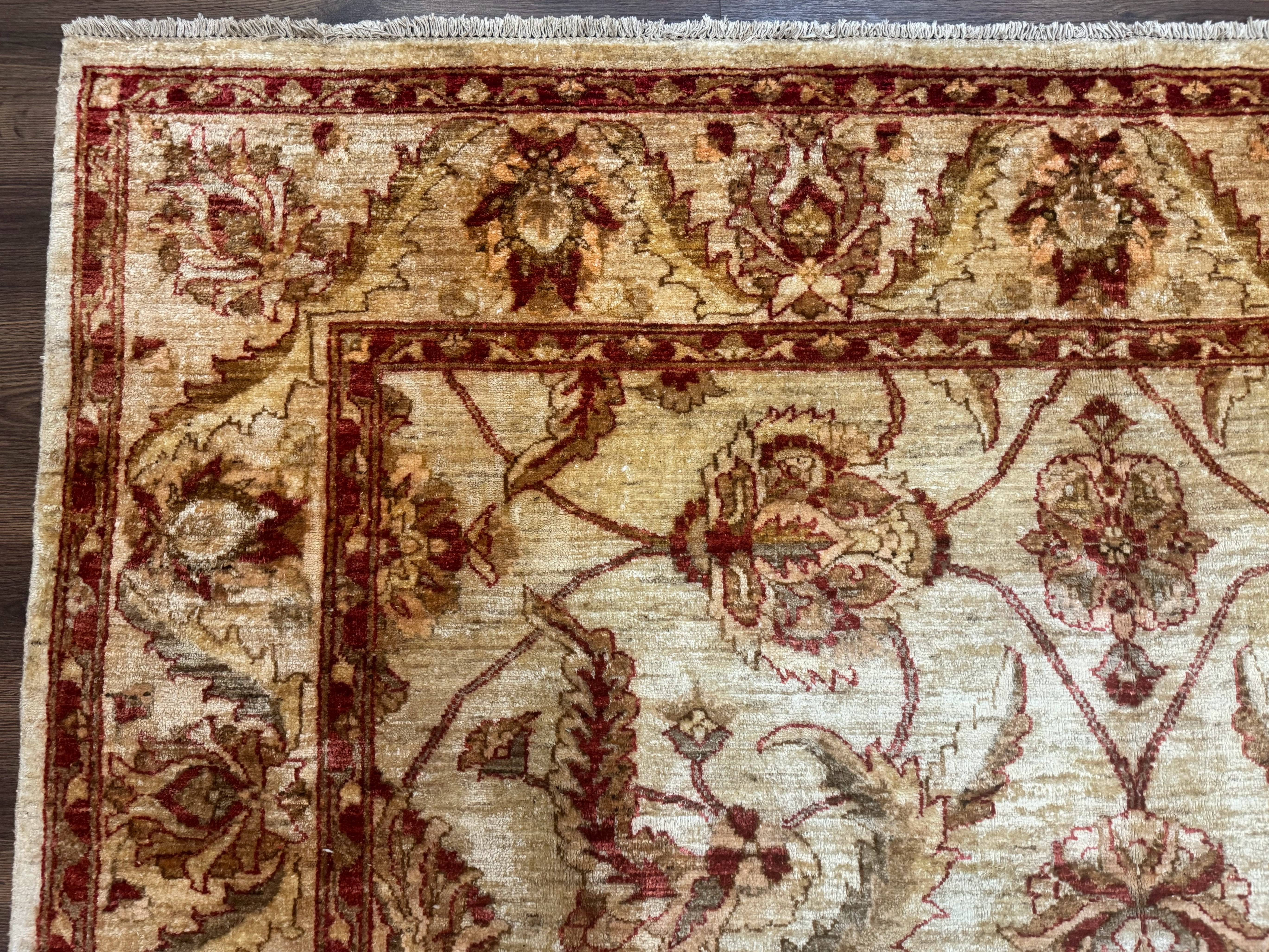 Indian Mahal Rug 7x9, Traditional Wool Carpet - Jewel Rugs