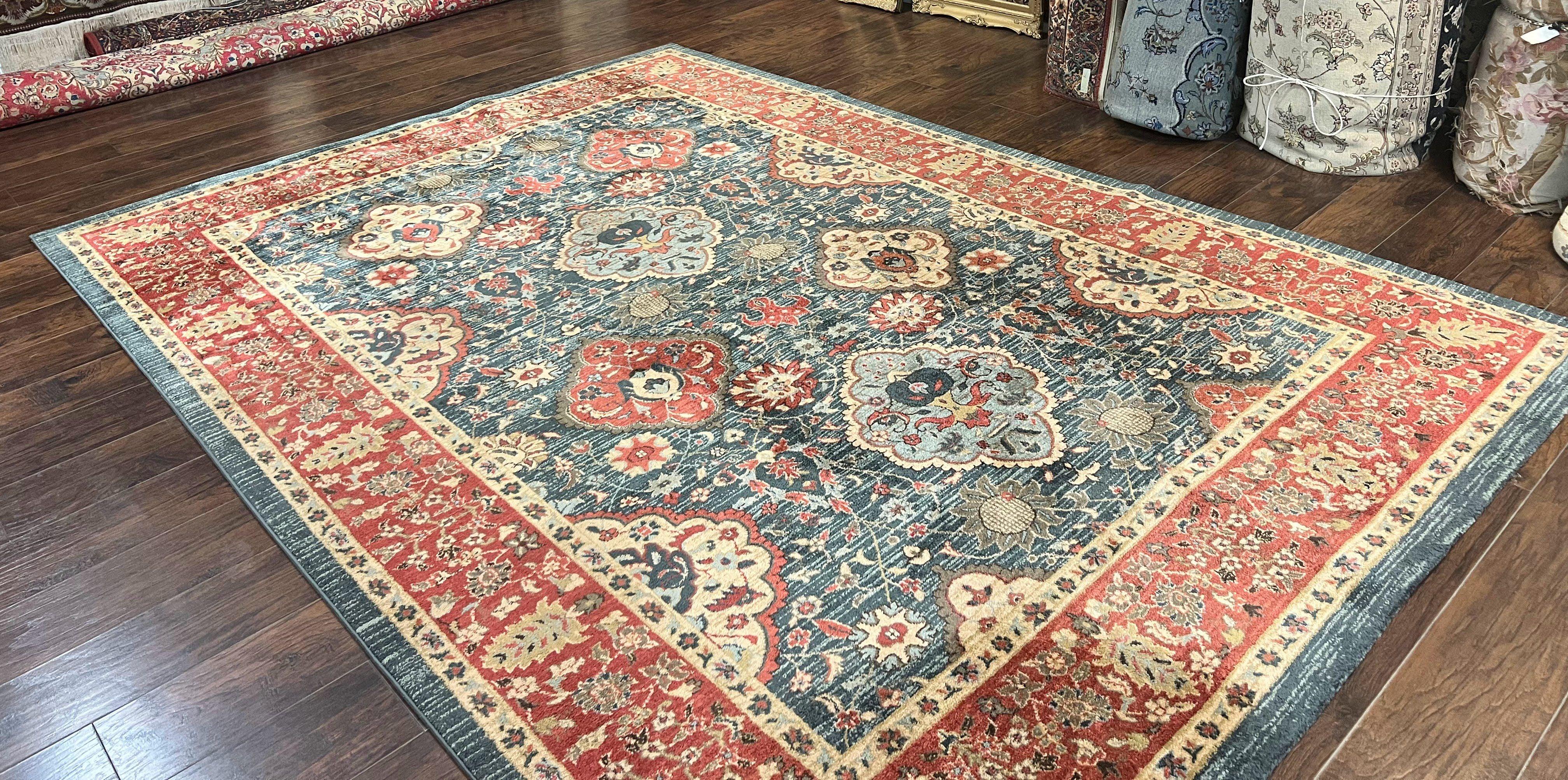 Safavieh Rug 8x11, Mahal Persian Carpet, Navy Red - Jewel Rugs