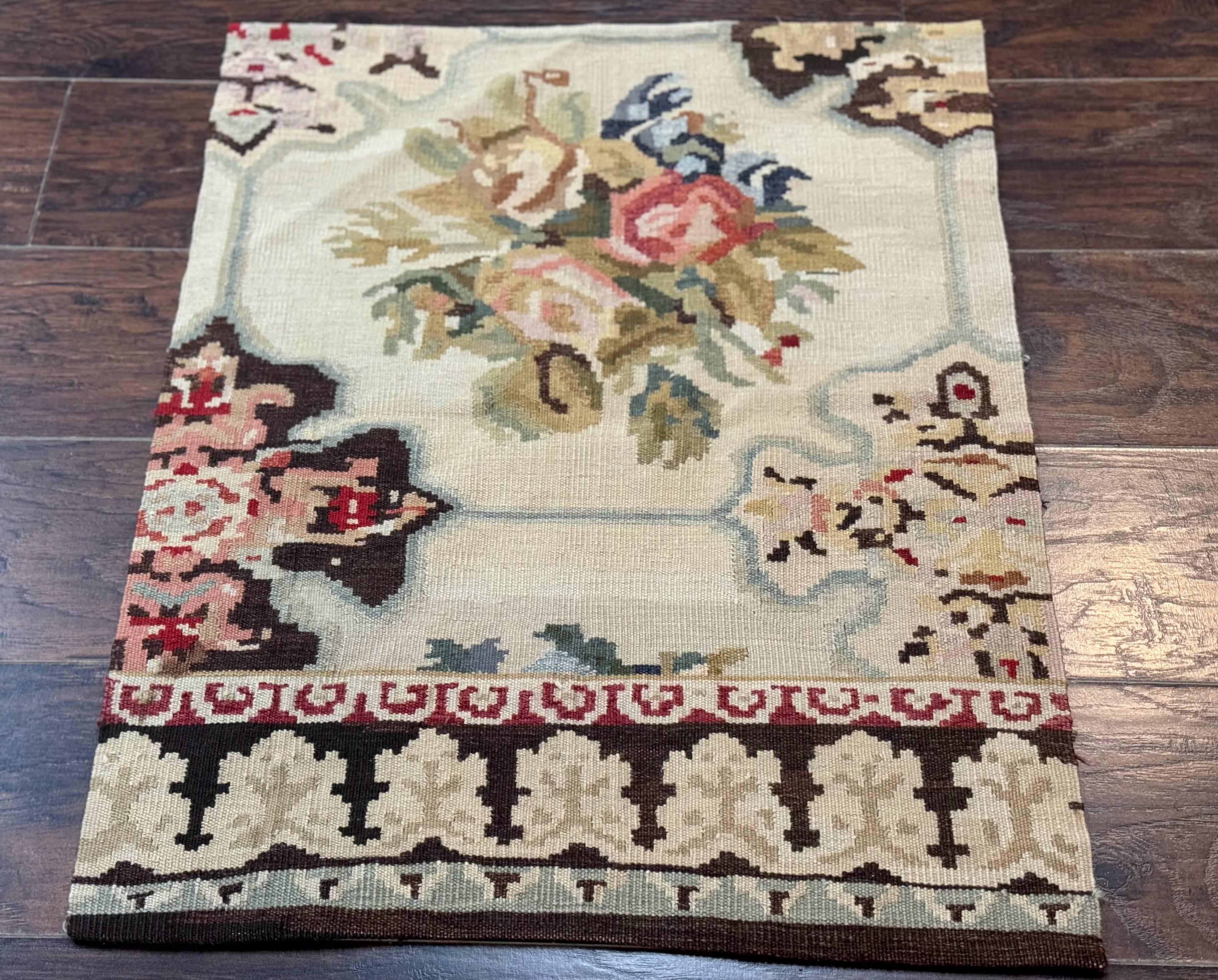 Antique Bessarabian Flatweave Kilim Rug 2x3, Sampler Rug 2 x 3 ft, Small Flatweave, Wool Handmade - Jewel Rugs