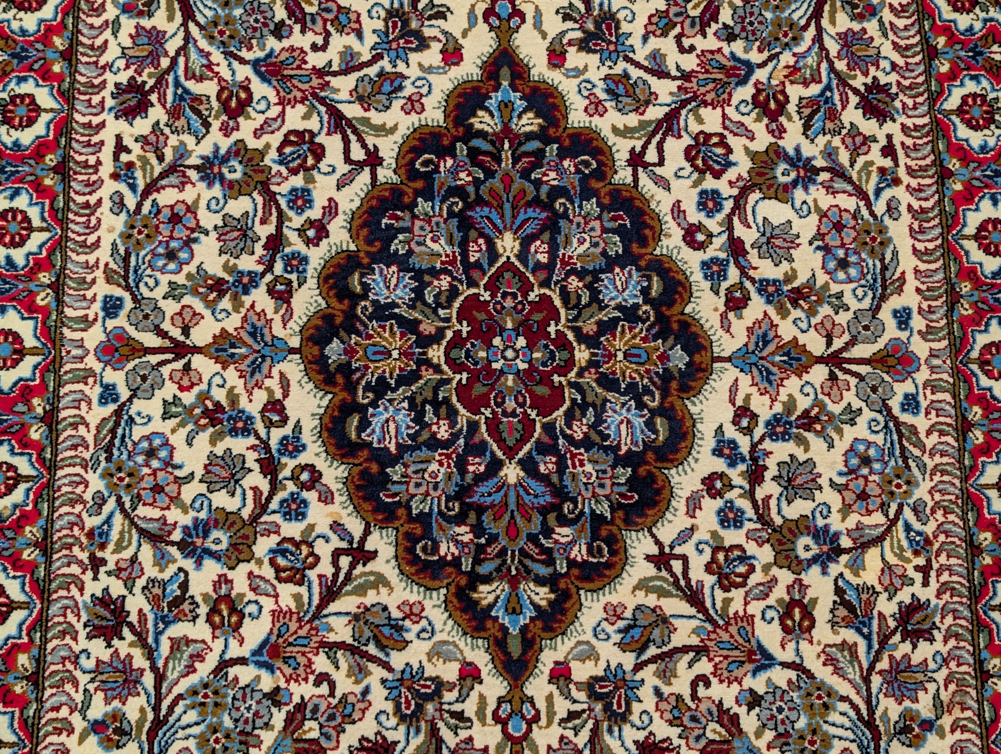 Persian Qum Rug 5x7, Fine 290 KPSI, Hand Knotted, Pair B - Jewel Rugs