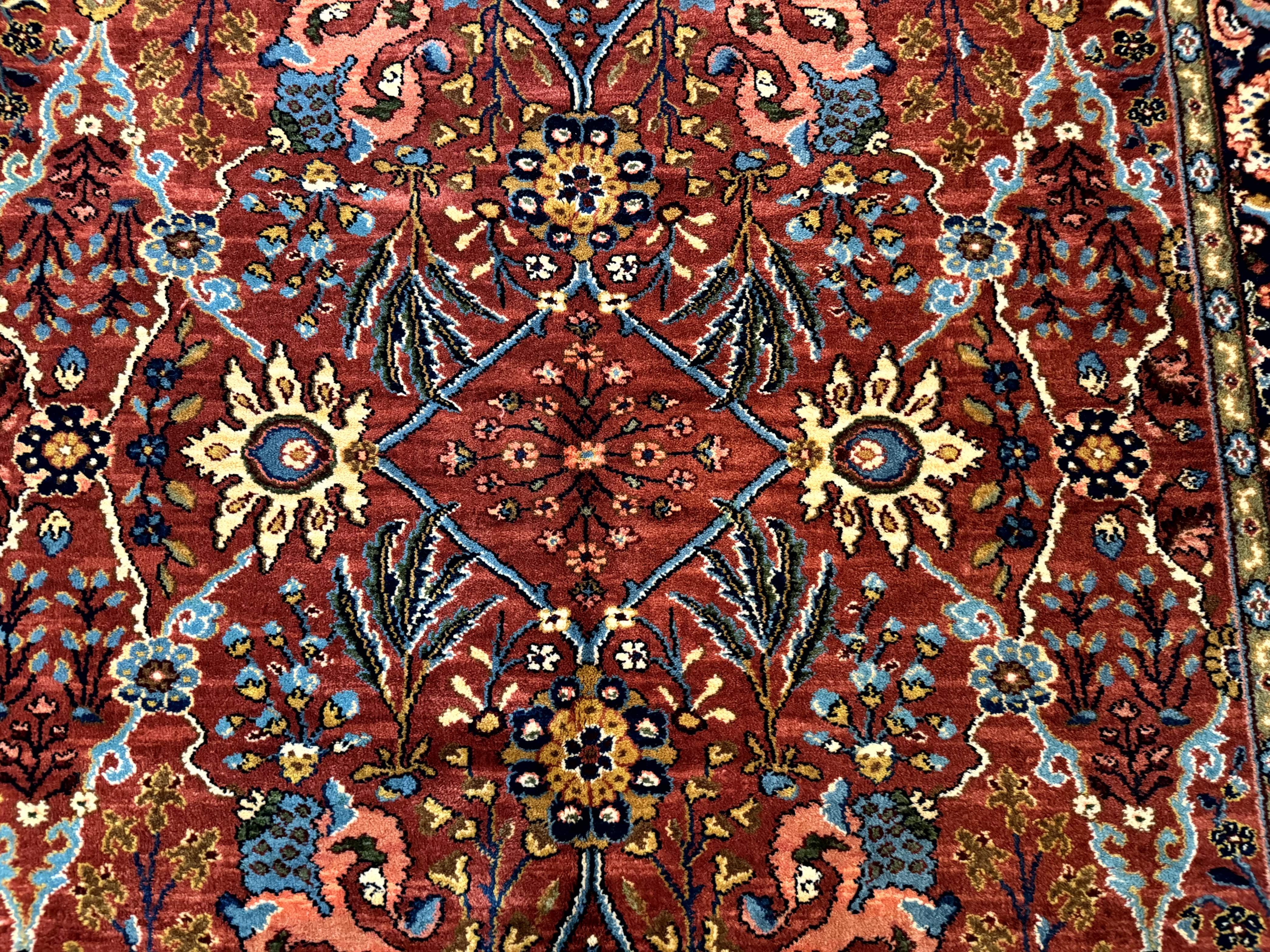 5.9 x 9 Karastan Rug Ispahan #766, Vintage Wool Discontinued Original 700 Series - Jewel Rugs