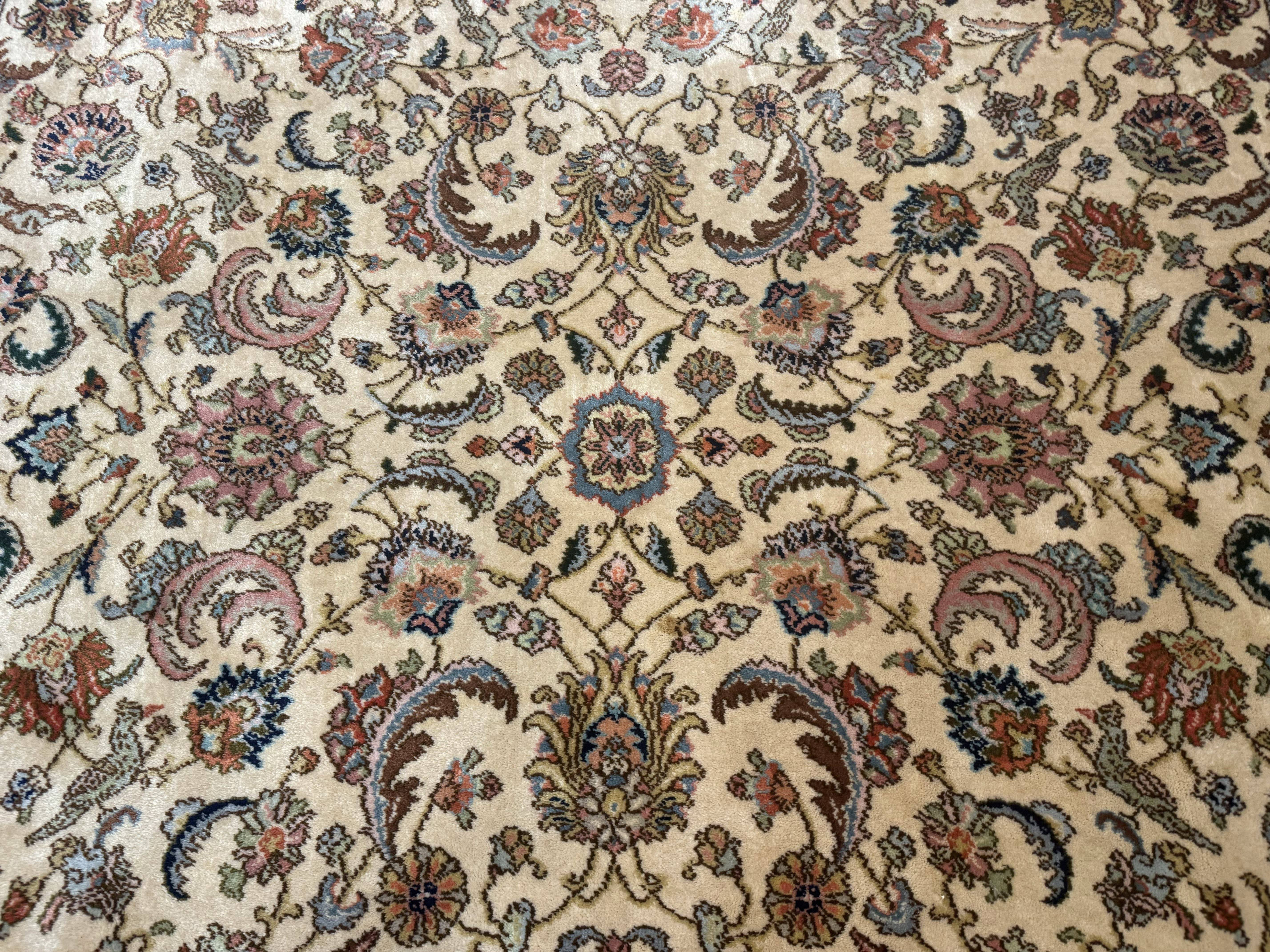 8.8 x 12 Karastan Tabriz Rug #738 Wool Vintage Discontinued Original 700 Series - Jewel Rugs