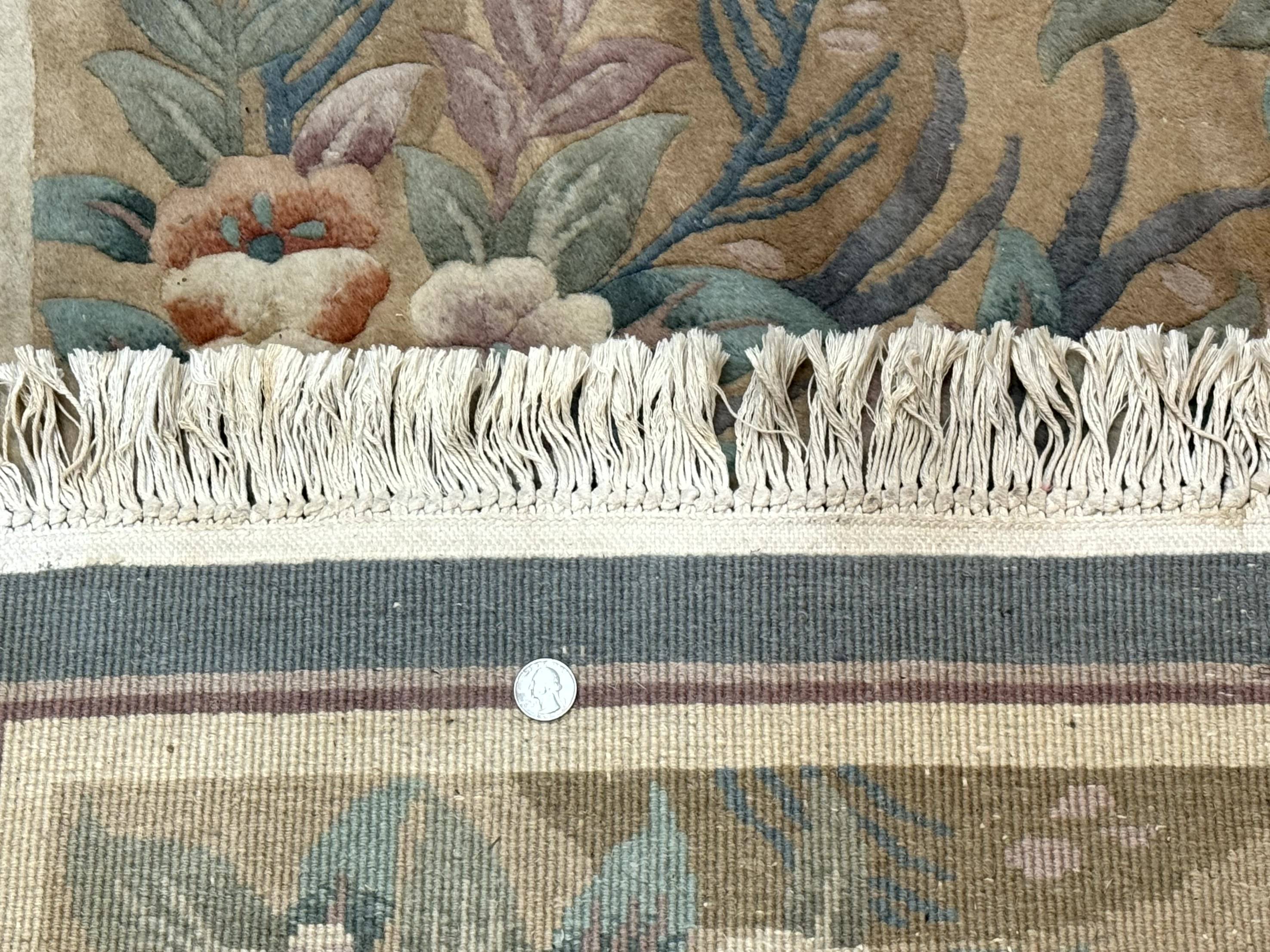 Chinese Wool Rug 4x6, Floral, 90 Line Rug, Pair B - Jewel Rugs