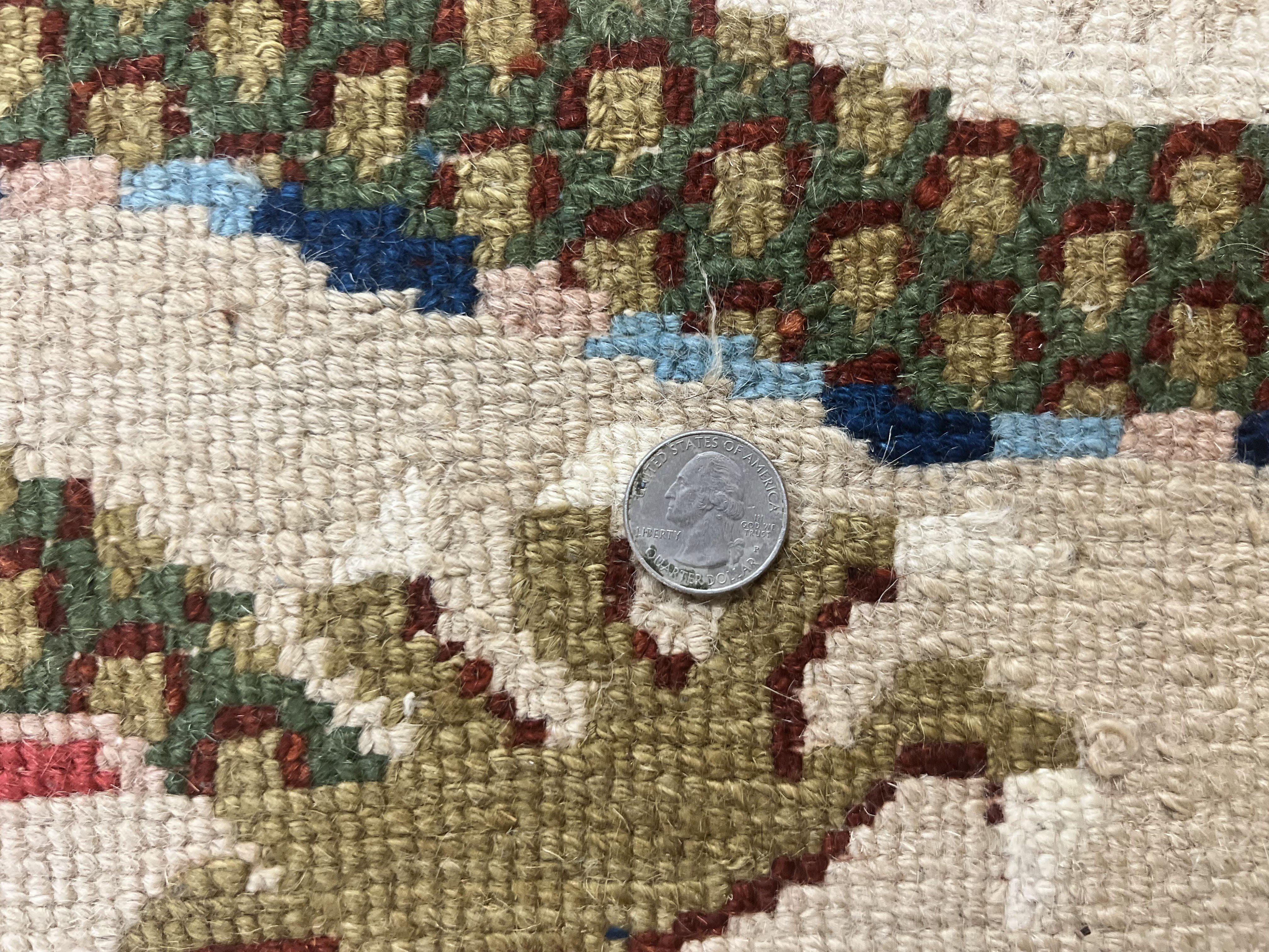 Antique Chinese Peking Rug 3 x 5.6, Dragon Motifs, Handmade Wool Asian Oriental Carpet - Jewel Rugs