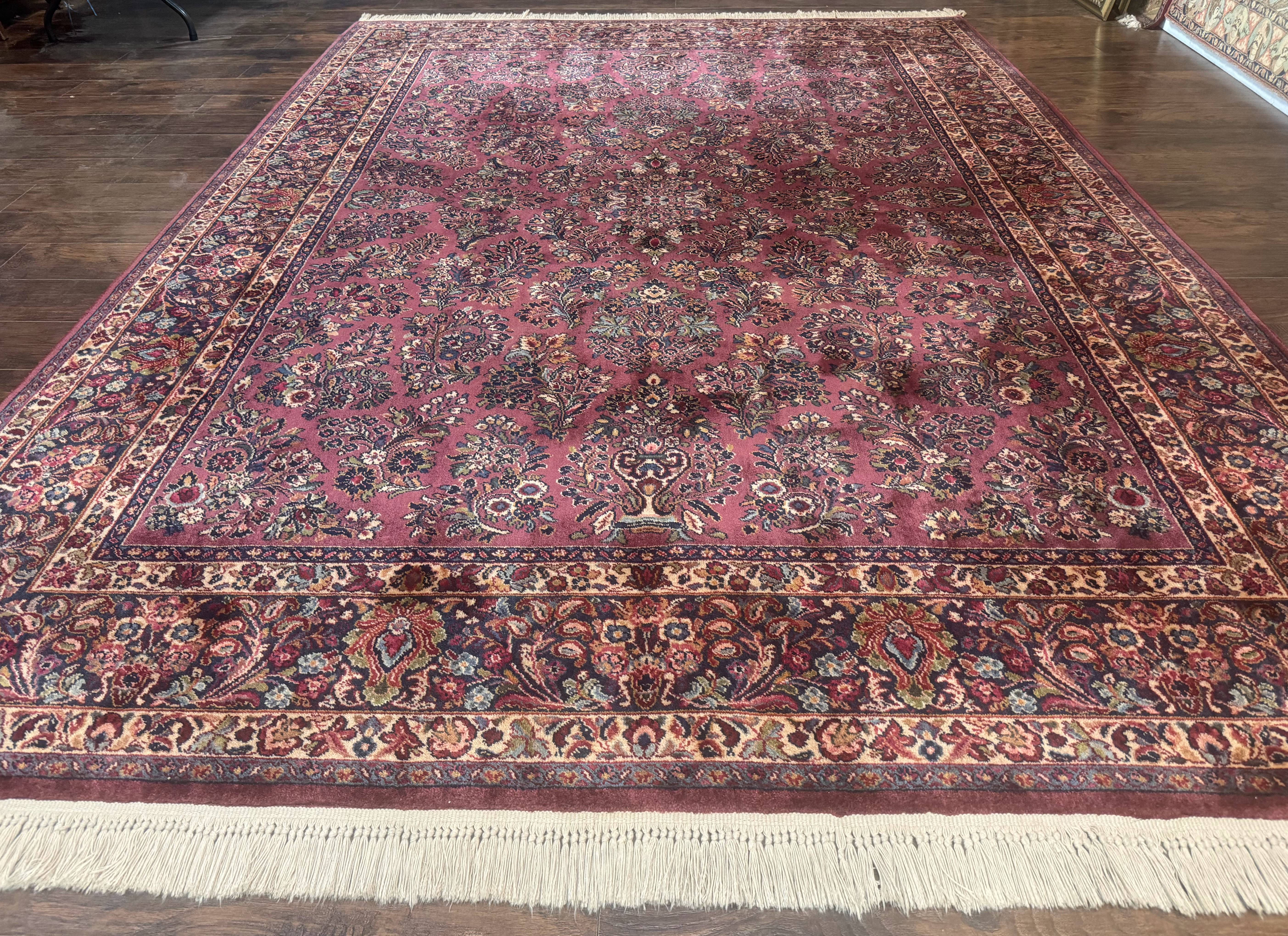 Karastan Rug 8.8 x 12 Sarouk #785, Original 700 Series, Wool Pile Karastan Carpet, Discontinued - Jewel Rugs