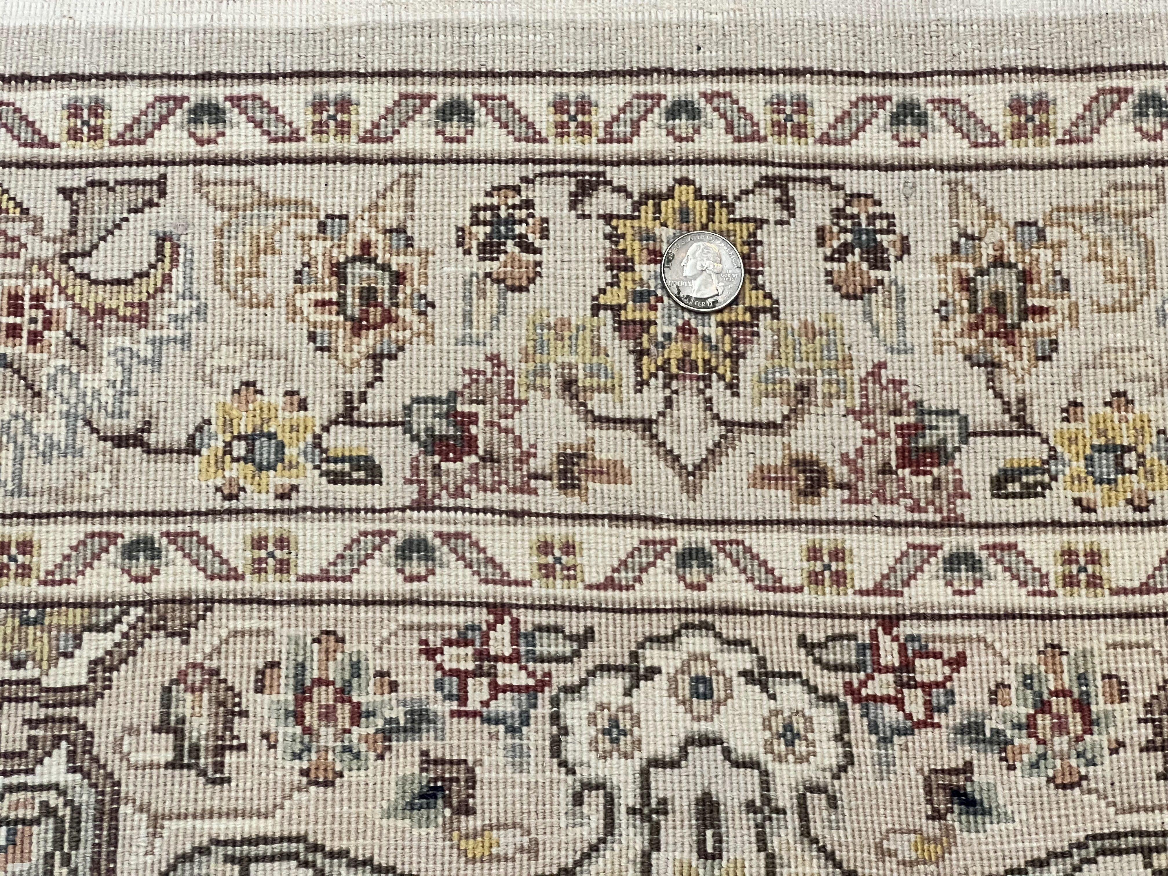 Sino Persian Rug 2.5 x 4, Hand Knotted Oriental Carpet, Small Persian Rug, Floral Medallion, Wool, Vintage - Jewel Rugs