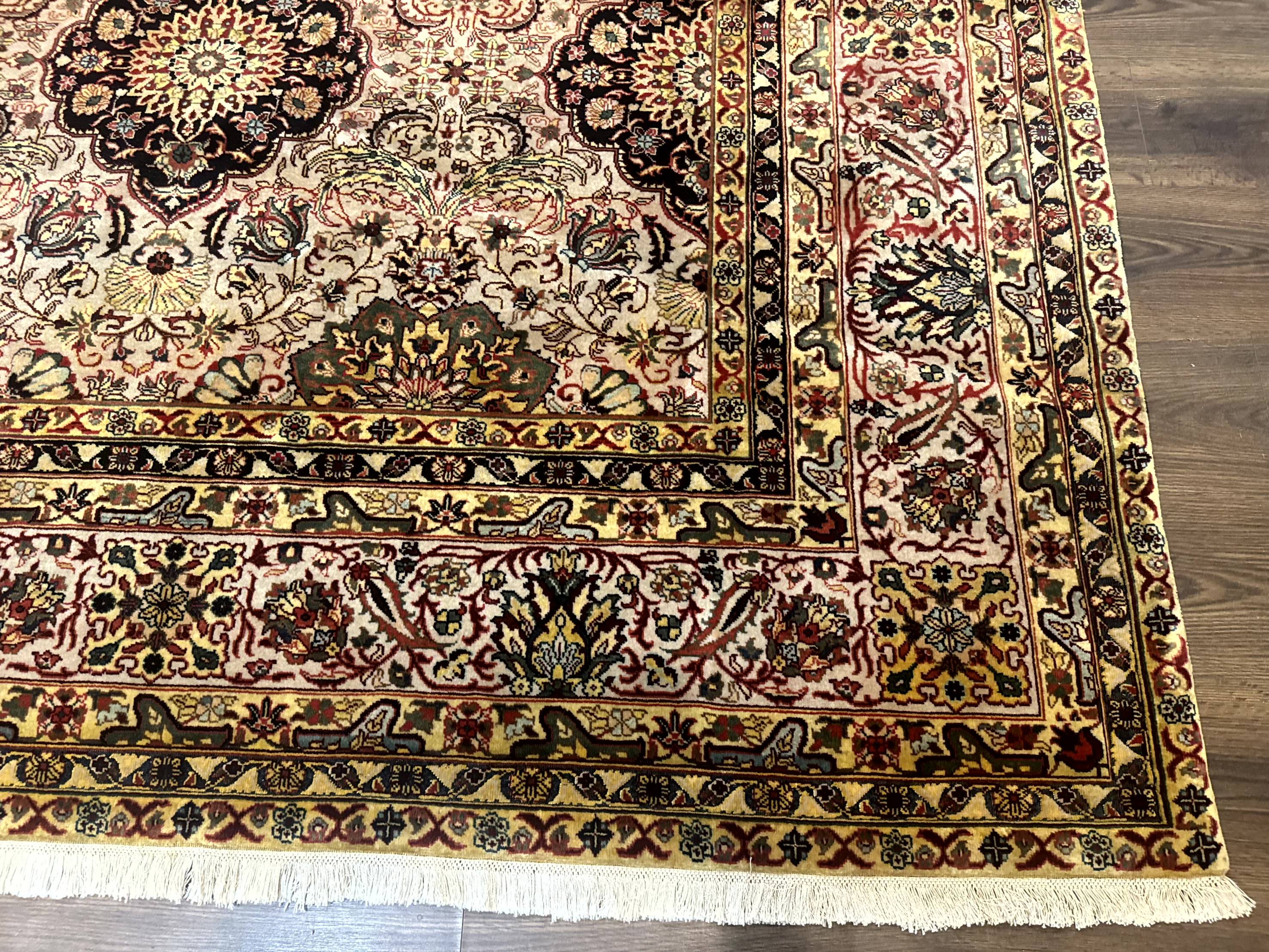 Indian Agra Rug 9x12, Fine Oriental Carpet - Jewel Rugs