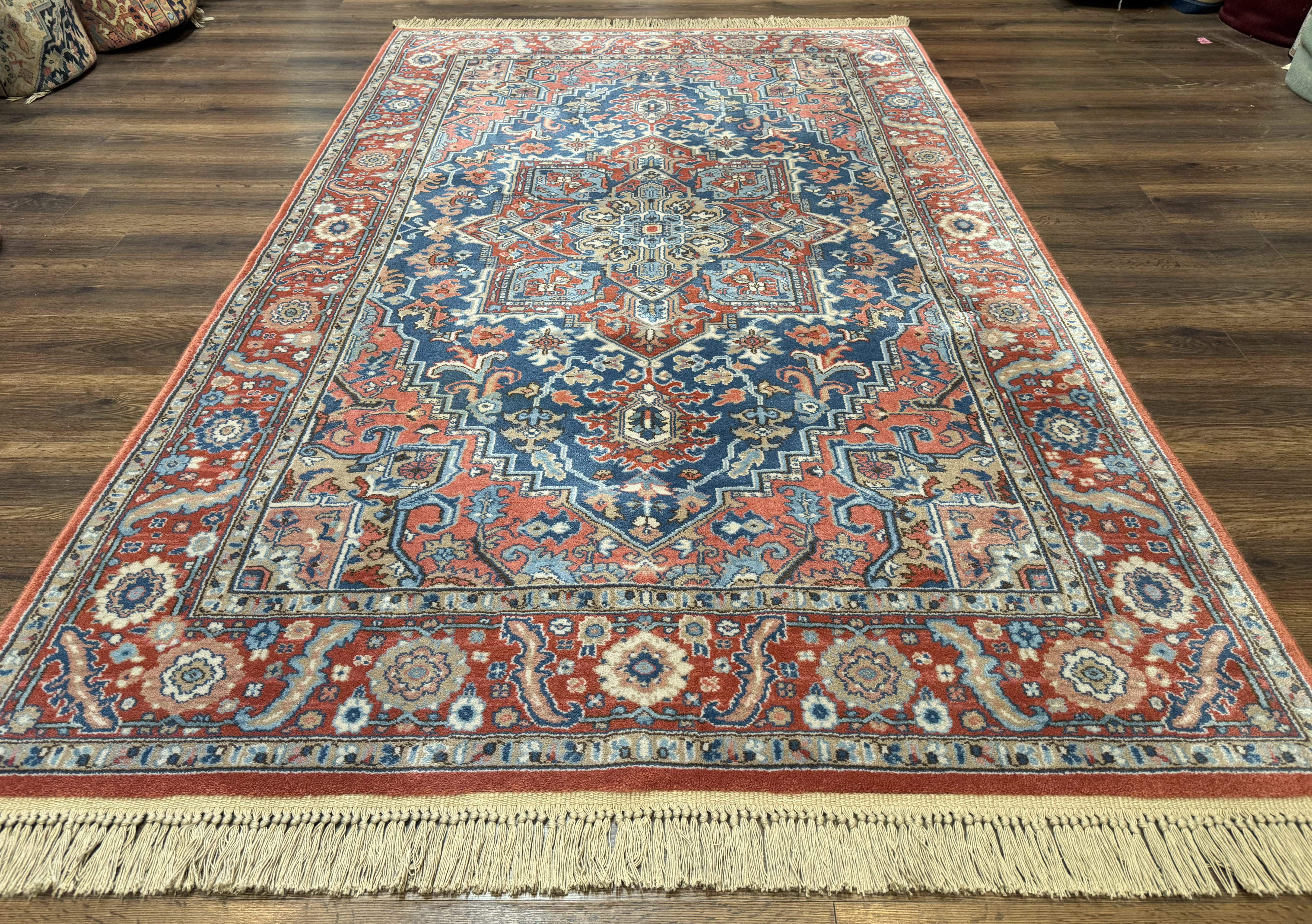 5.9 x 9 Karastan Rug Antique Heriz #763, Rare, Wool Discontinued Original 700 Series - Jewel Rugs