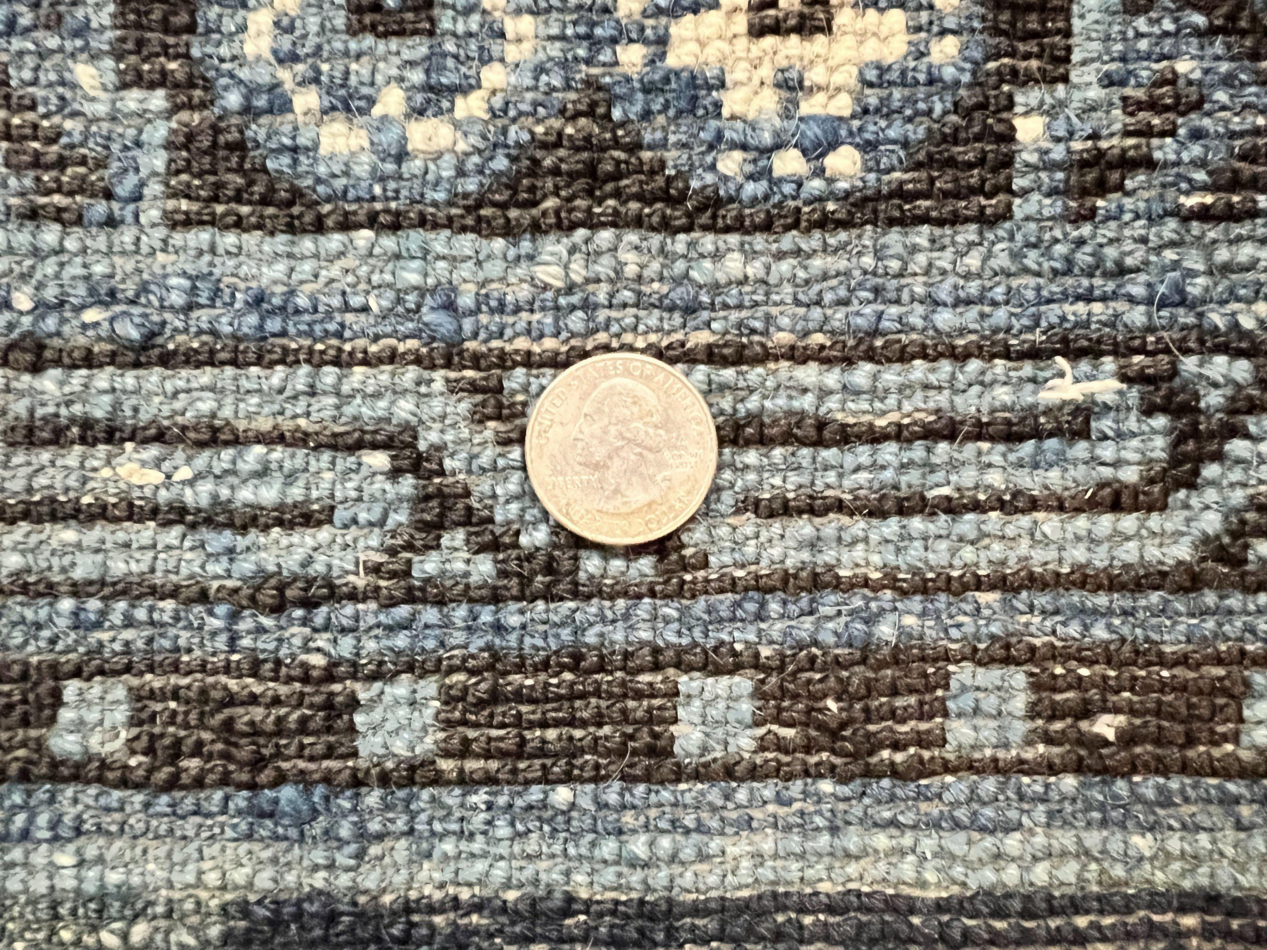 Antique Chinese Peking Rug 3x5, Dark Blue Chinese Wool Rug 3 x 5, Animal Pictorials Deer Birds, Handmade Asian Oriental Chinese Carpet - Jewel Rugs