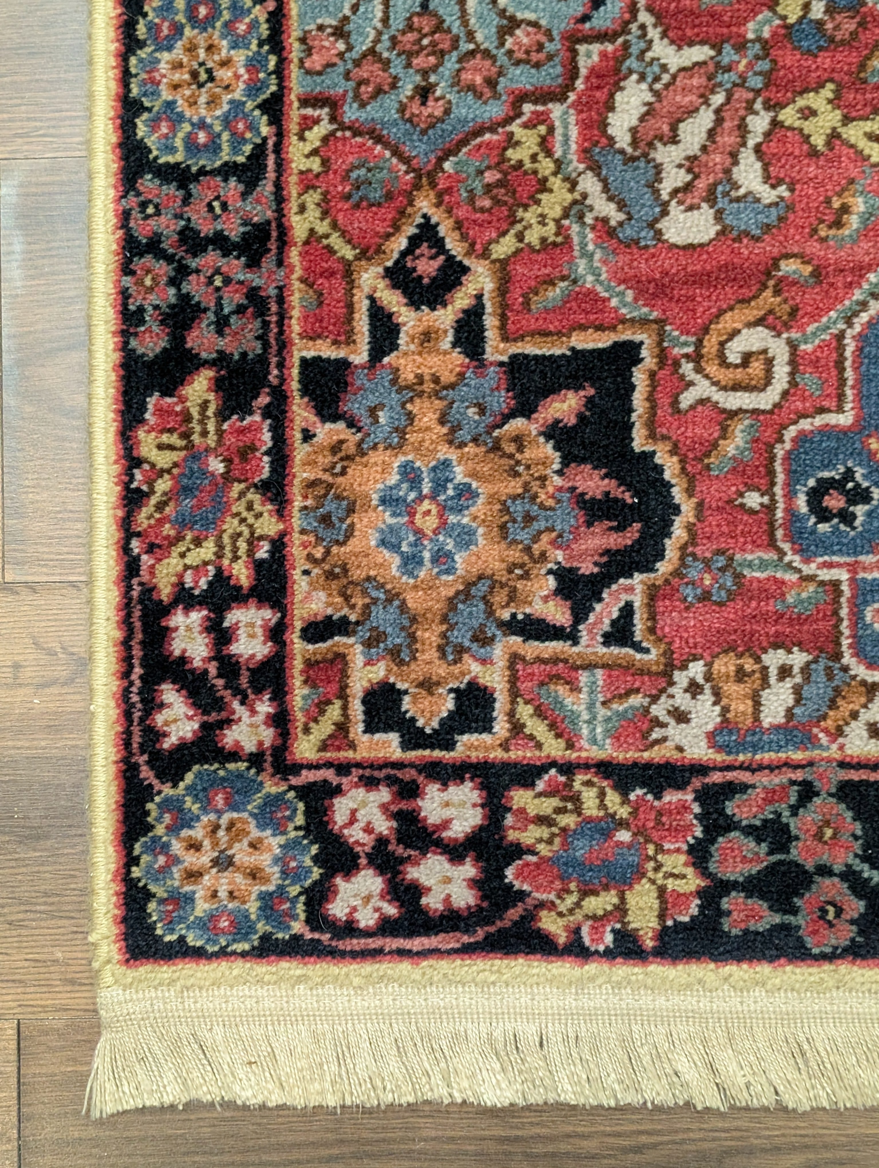 Karastan Rug 3x5, Williamsburg Kirman Vase #557, Vintage Discontinued Wool Carpet - Jewel Rugs