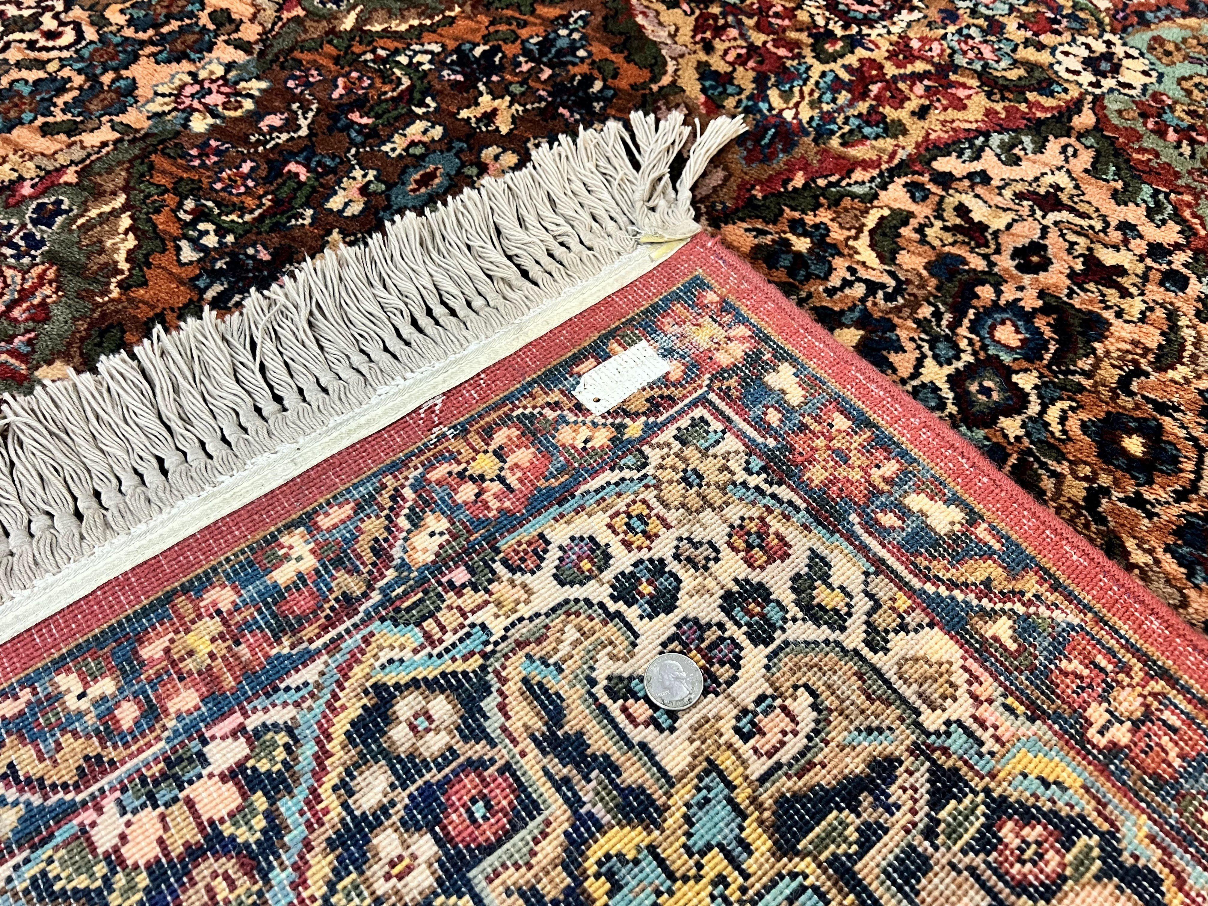 Karastan Multicolor Panel Kirman Rug #717, Wool Karastan Rug 12 x 16, Extra Large Karastan Area Rug, Original Karastan Collection 700 Series - Jewel Rugs