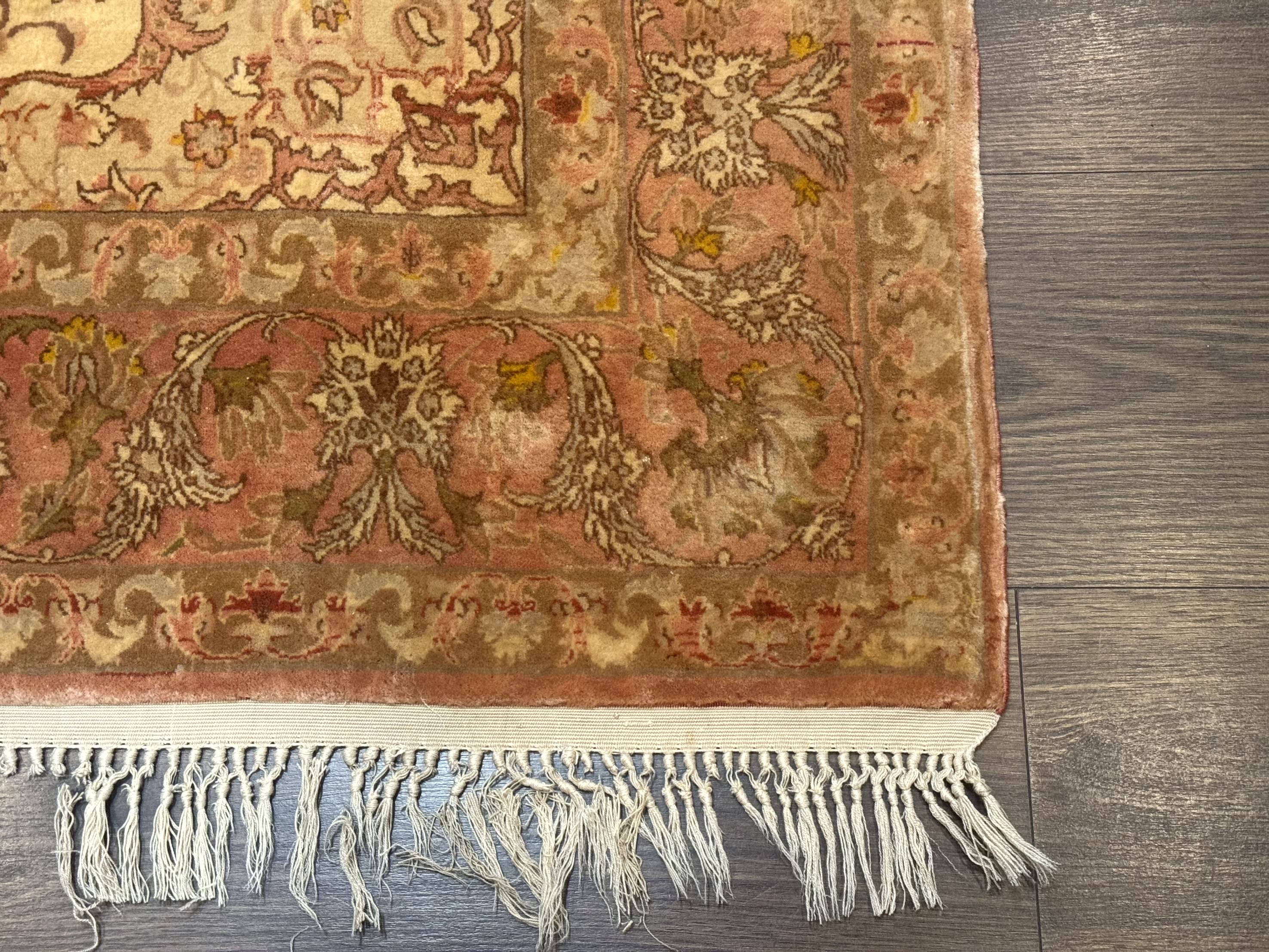 Persian Isfahan Rug 3x5 Fine 550 KPSI Kork Wool on Silk - Jewel Rugs