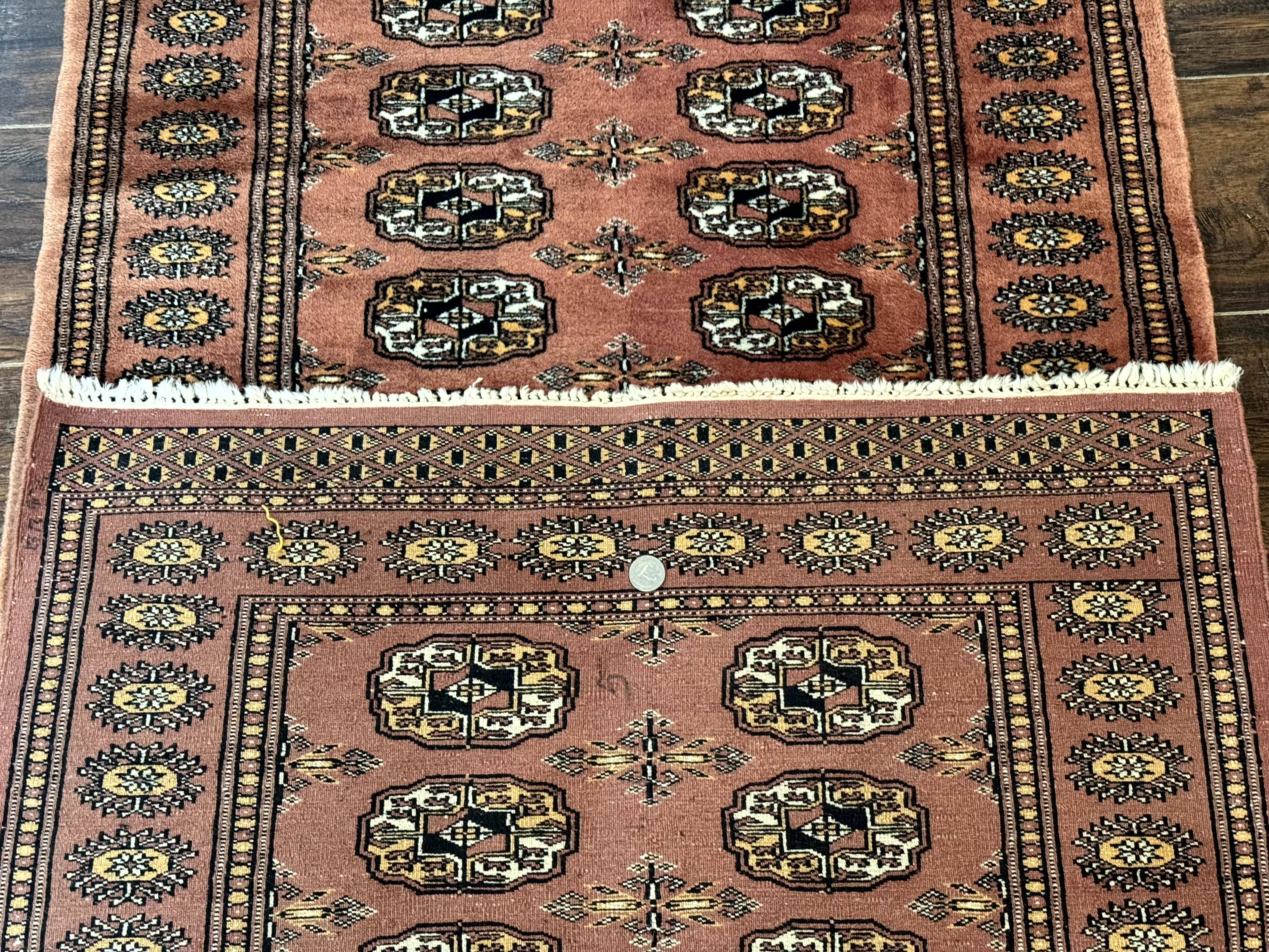 Pakistani Turkoman Bokhara Runner Rug 2.8 x 12, Oriental Runner for Hallway - Jewel Rugs