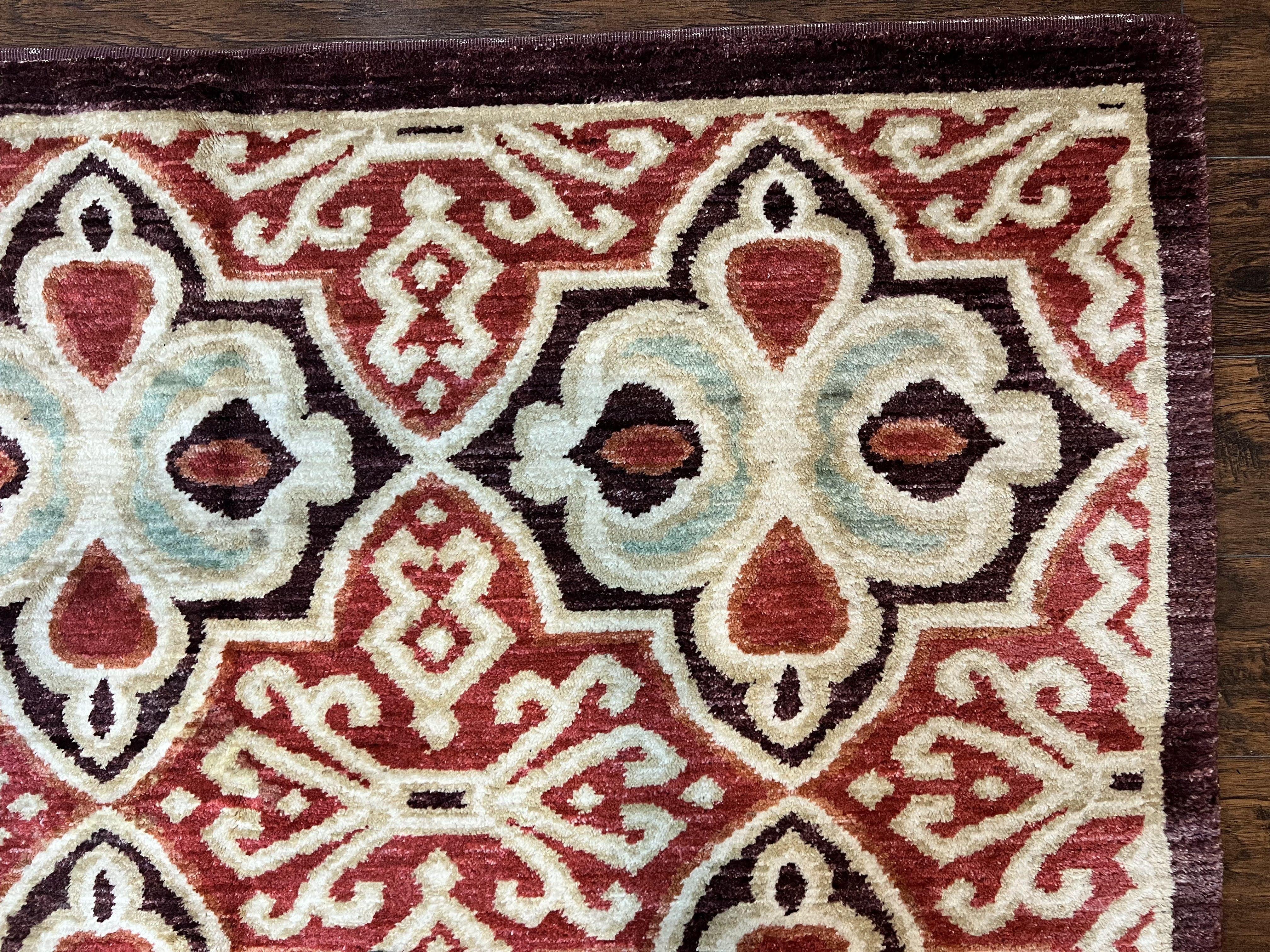 Portuguese Rug 9x12, Vintage Carpet, Handmade Wool Rug - Jewel Rugs