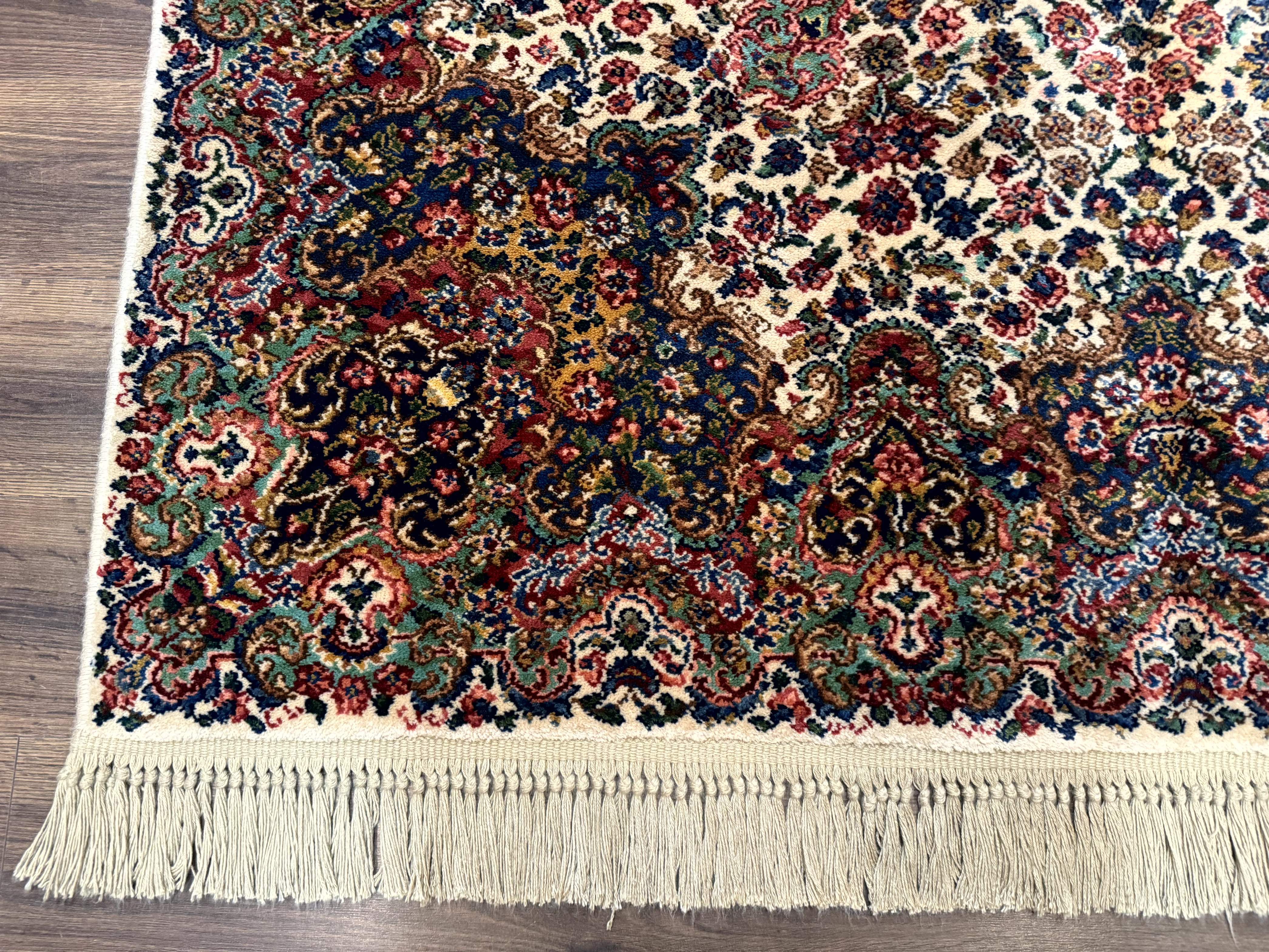 Karastan Rug 6x9 Wool Floral Kirman Rug #742 - Jewel Rugs