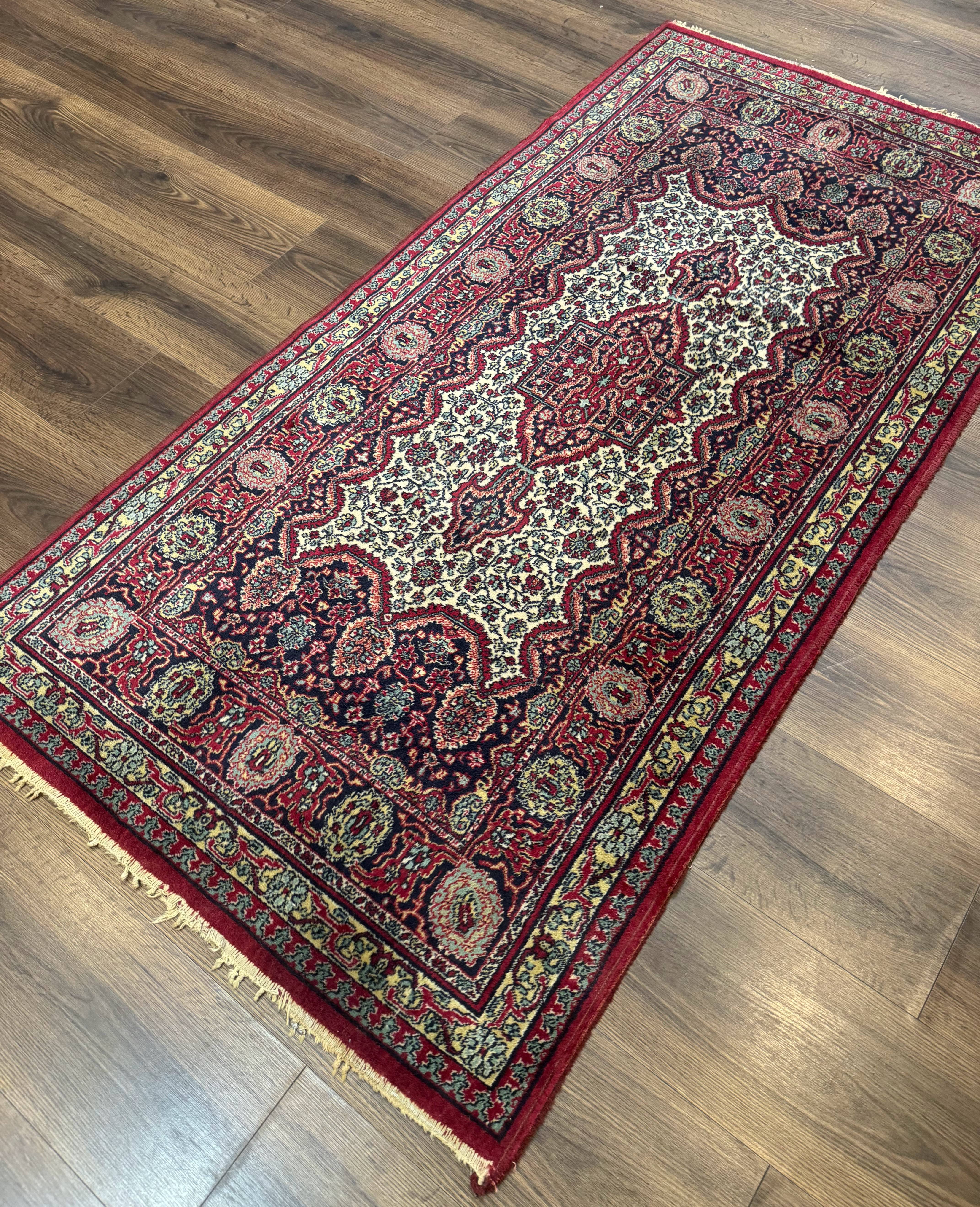 Antique Persian Design Rug 3x6, Oriental Carpet, Power Loomed - Jewel Rugs