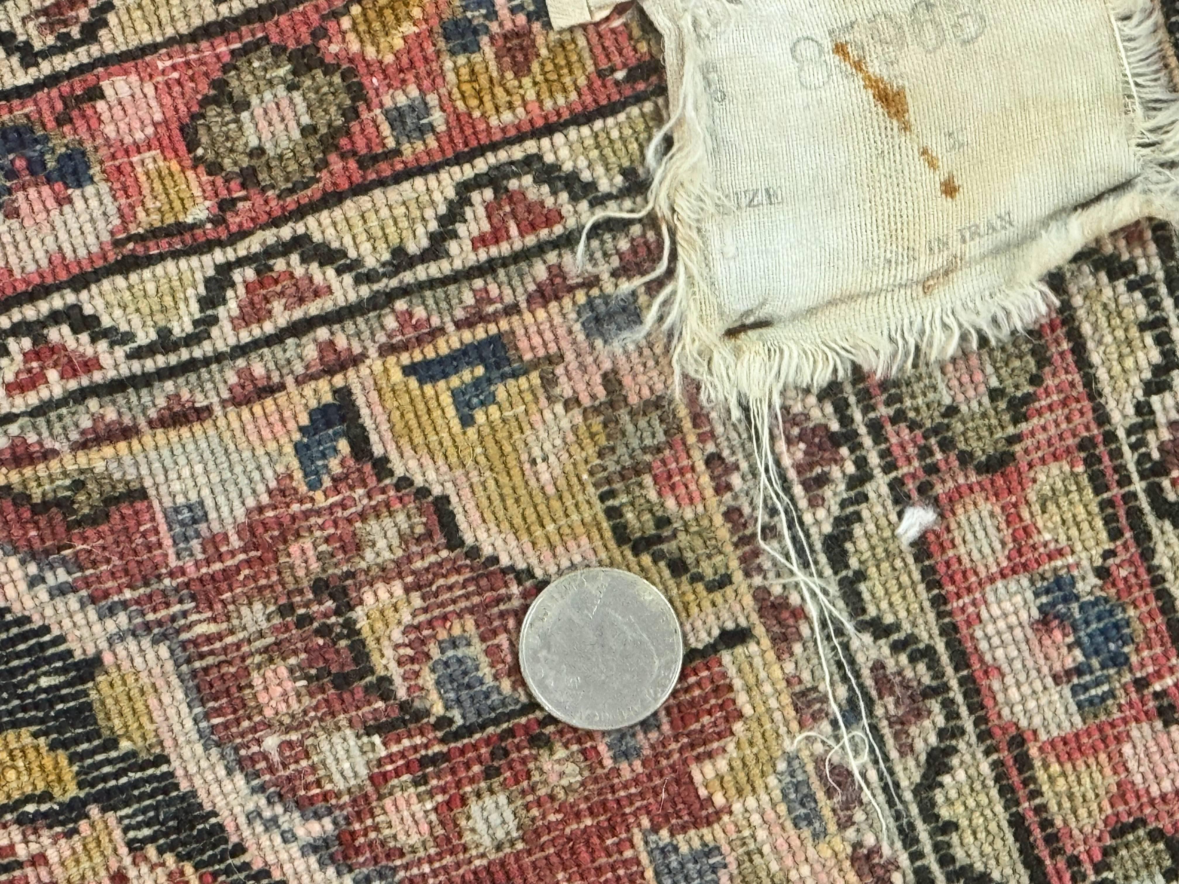 Antique Navy Blue Persian Sarouk Rug 2x4, Floral, Handmade Carpet, Small Persian Rug, Wool Hand Knotted - Jewel Rugs