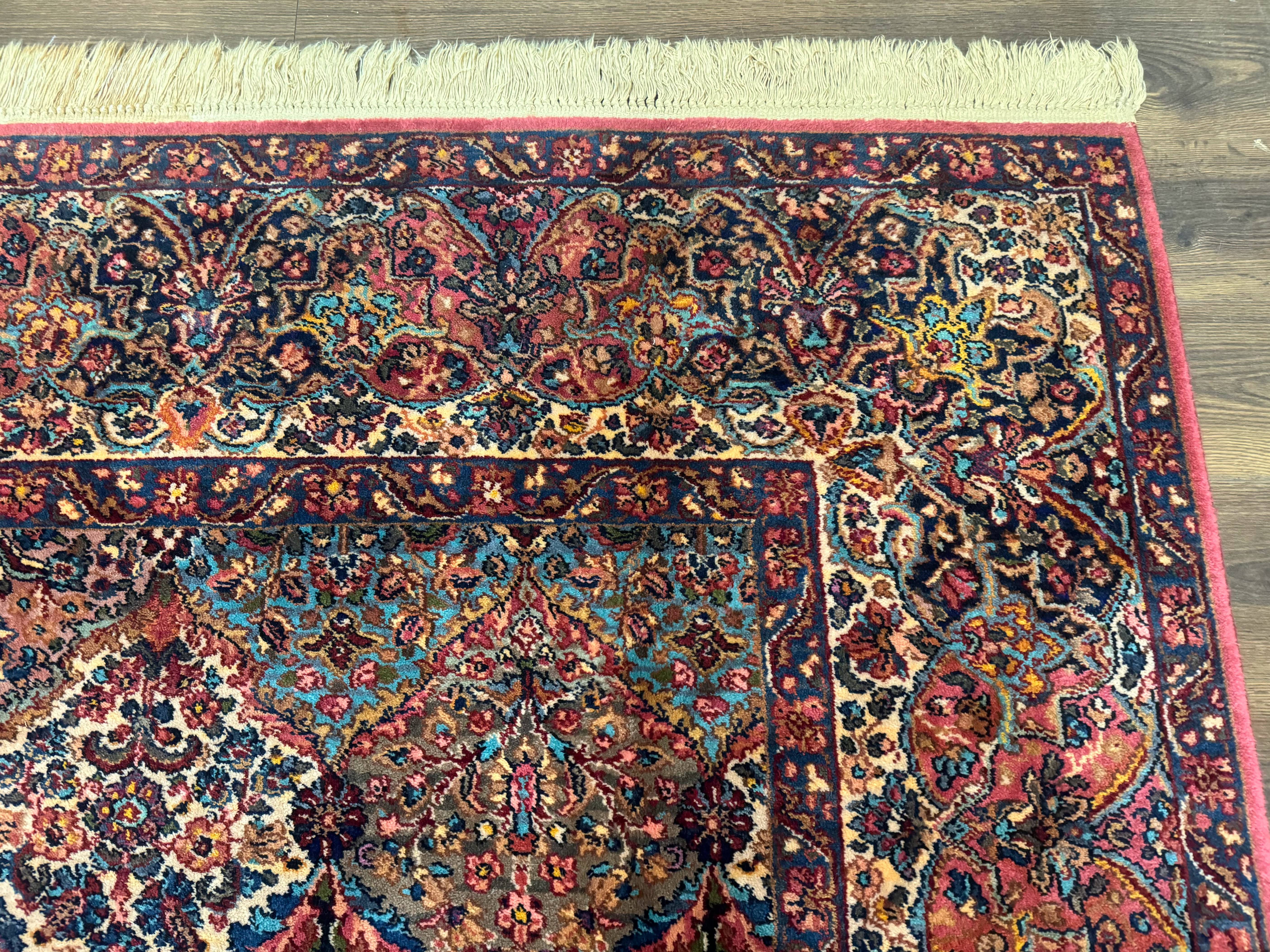 10x18 Karastan Multicolor Panel Kirman Rug #717, Palace Size Wool Discontinued Original 700 Series - Jewel Rugs