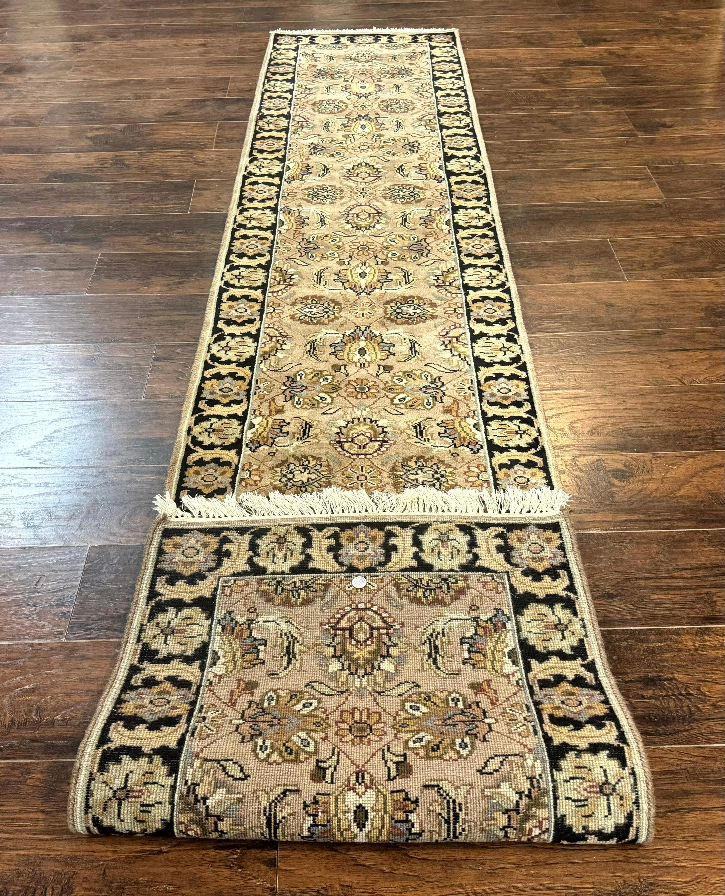 Indo Mahal Runner Rug 2.5 x 12, Traditional Wool Runner for Hallway or Kitchen, Vintage - Jewel Rugs