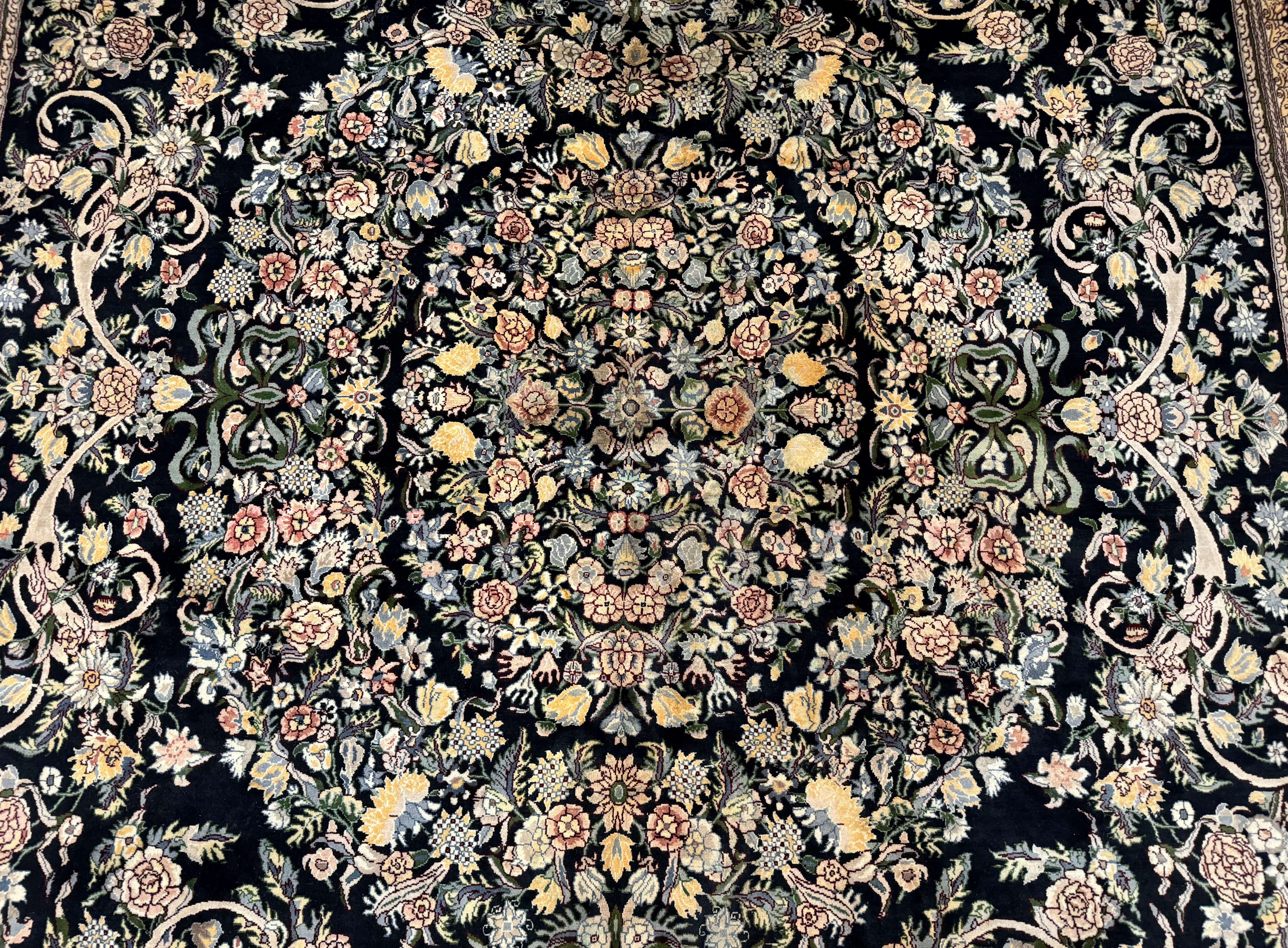 Pak Persian Rug 10x14, Elegant Floral Carpet, Fine 225 KPSI - Jewel Rugs