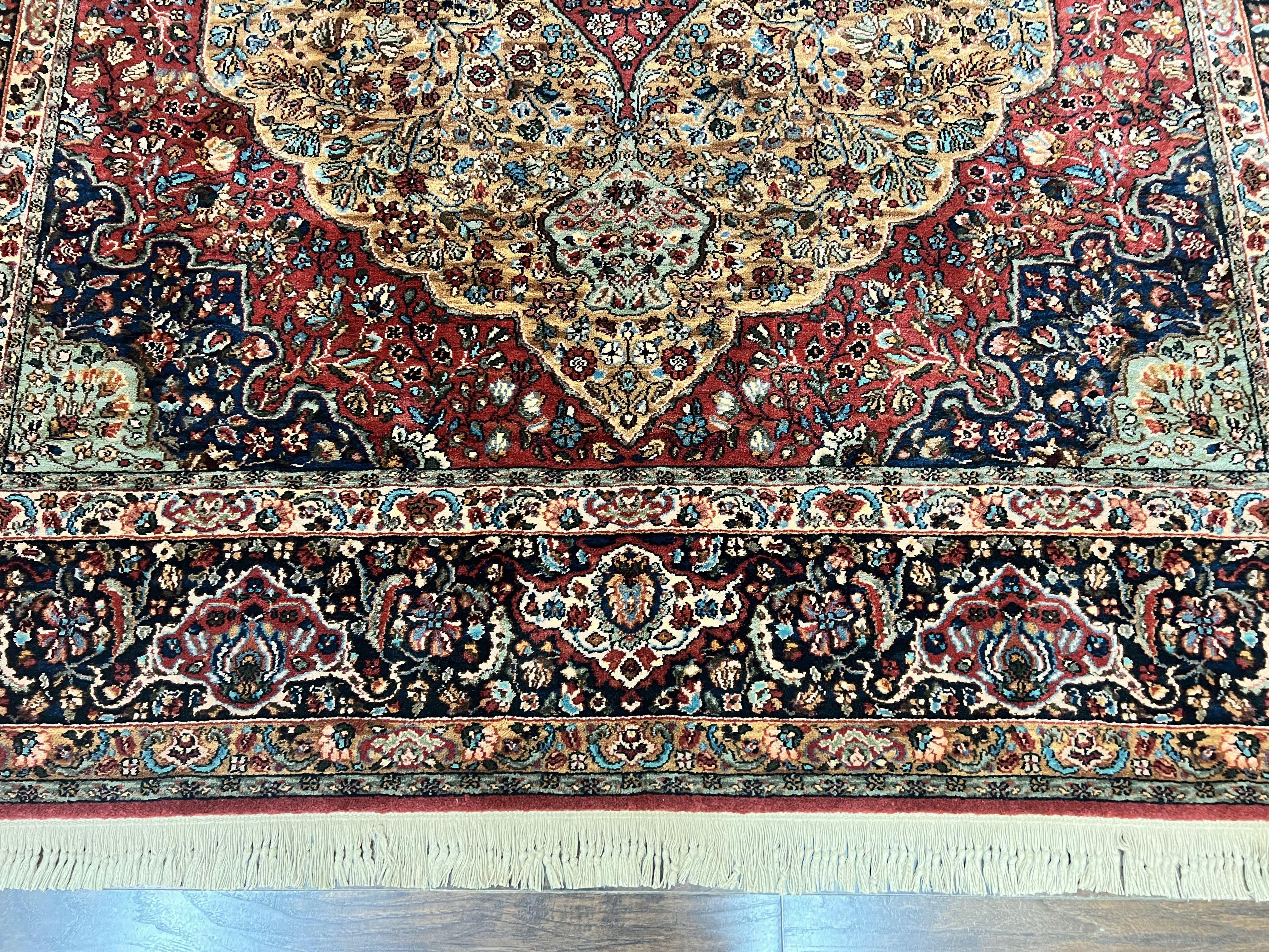 Karastan Rug 8.8 x 12 Medallion Kirman #700/718, Original Karastan Collection 700 Series, Discontinued Karastan Carpet Vintage Wool Karastan - Jewel Rugs