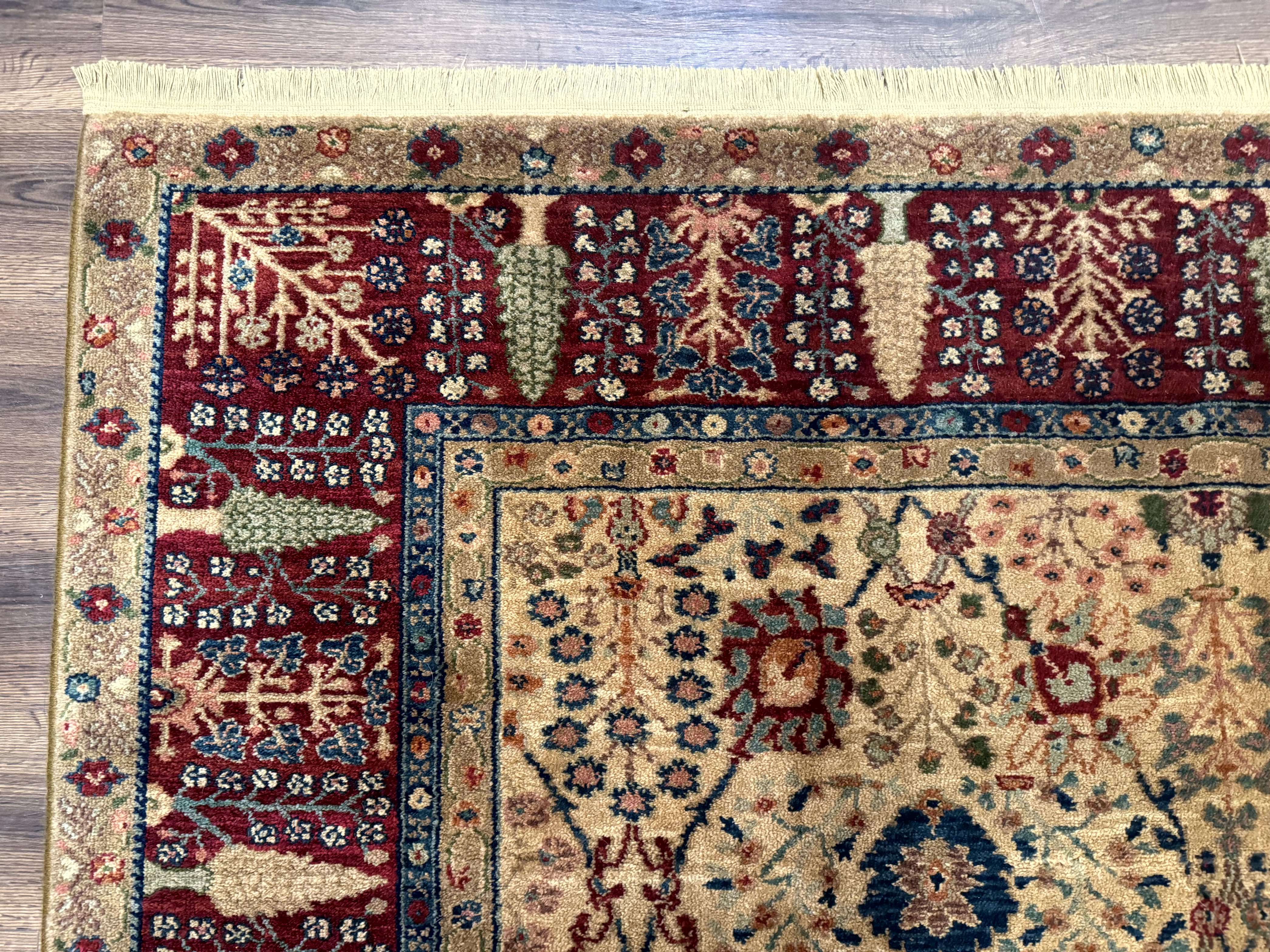 Karastan Rug 8.8 x 10 Samavar Teawash Persian Vase #900 - 901, Wool Vintage Discontinued - Jewel Rugs