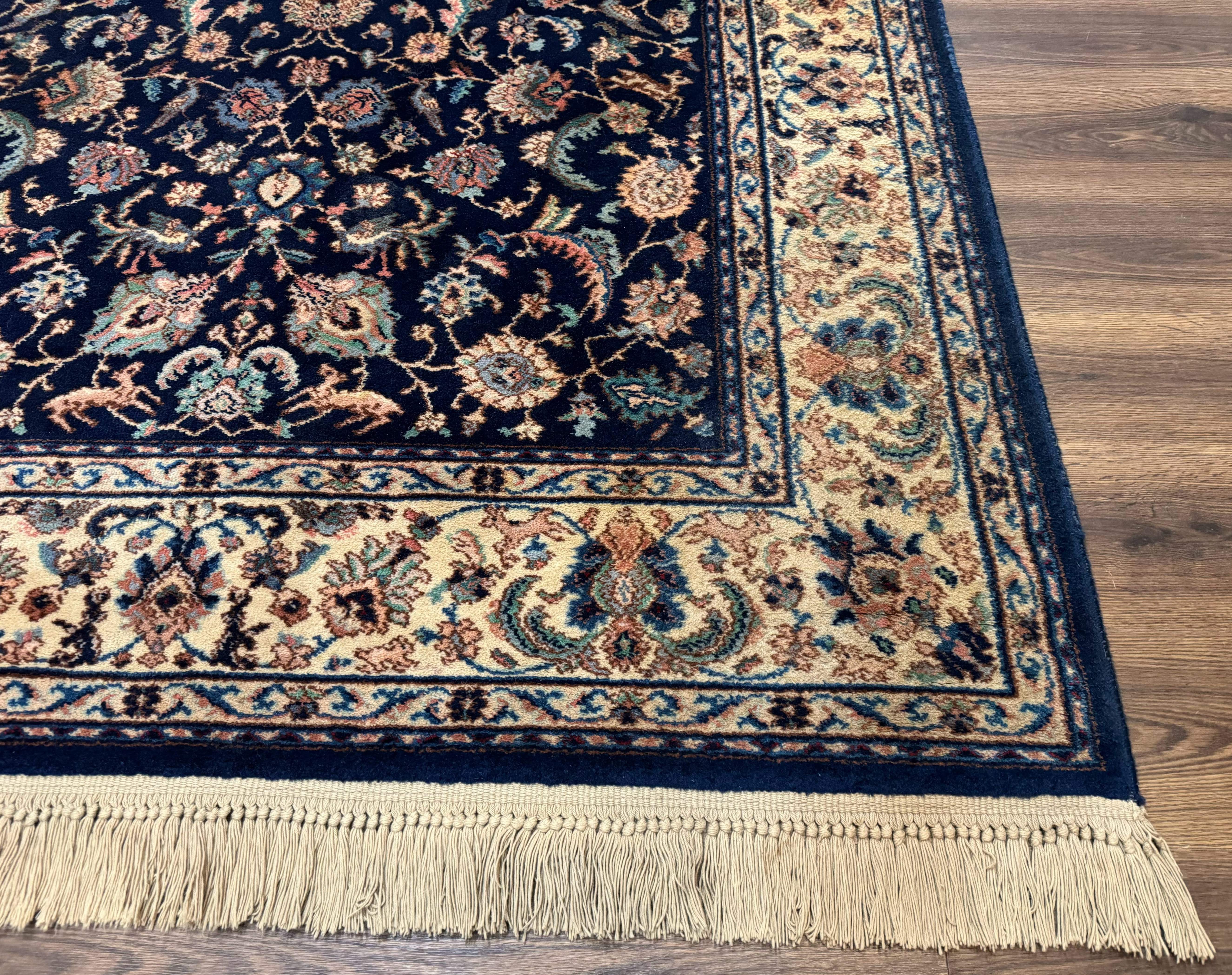 Karastan Rug #747, Indigo Ta'briz 5.9 x 9 - Jewel Rugs