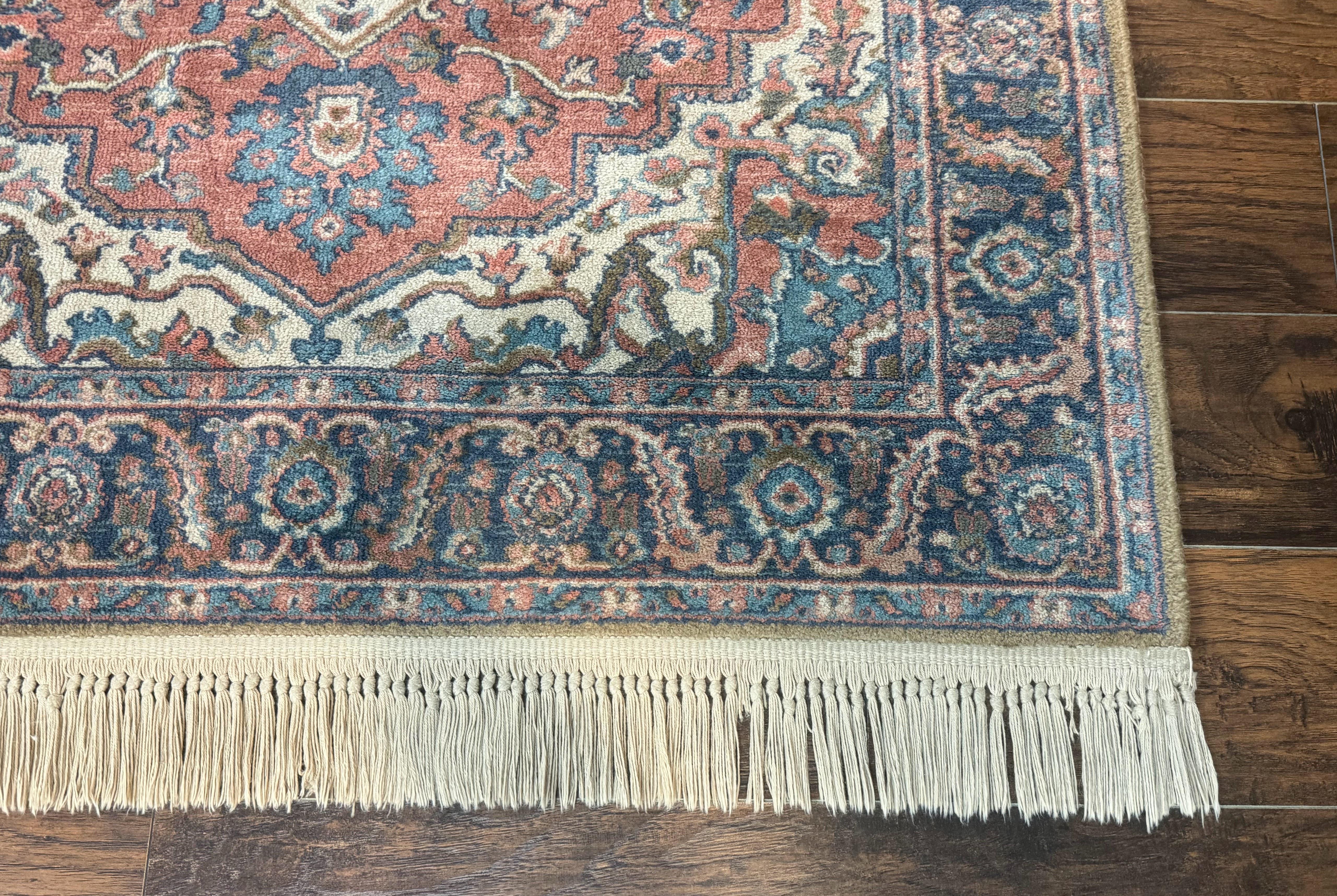 Karastan Rug 4x6, Vintage Karastan #744 Antique Serapi Pattern, Wool Pile, Original 700 Series Karastan Carpet - Jewel Rugs