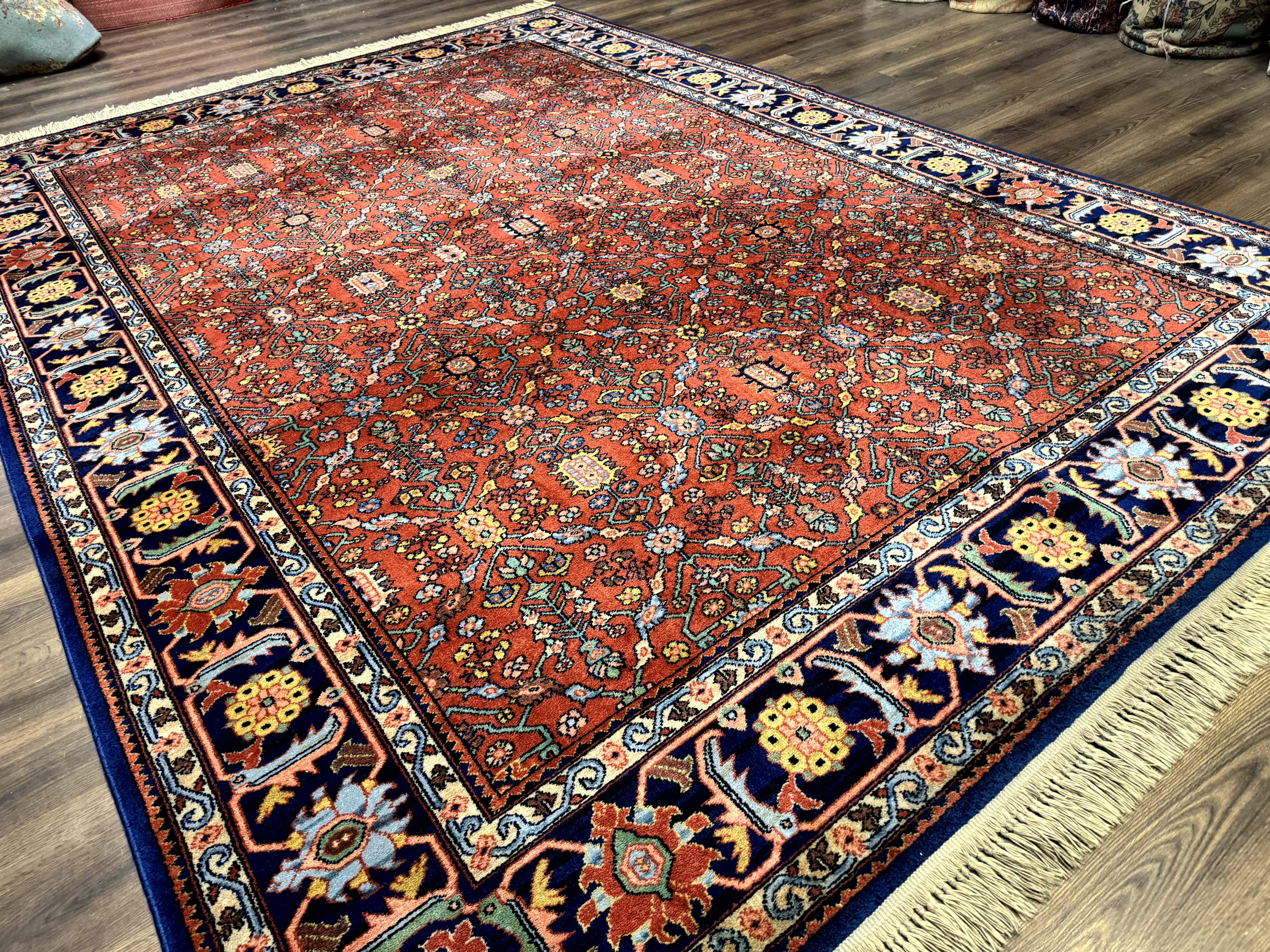 Vintage Karastan Rug, 8.8 x 12 Karastan Serapi Pattern #729, Original Karastan Collection, Wool Karastan Carpet, 700 Series, Discontinued - Jewel Rugs