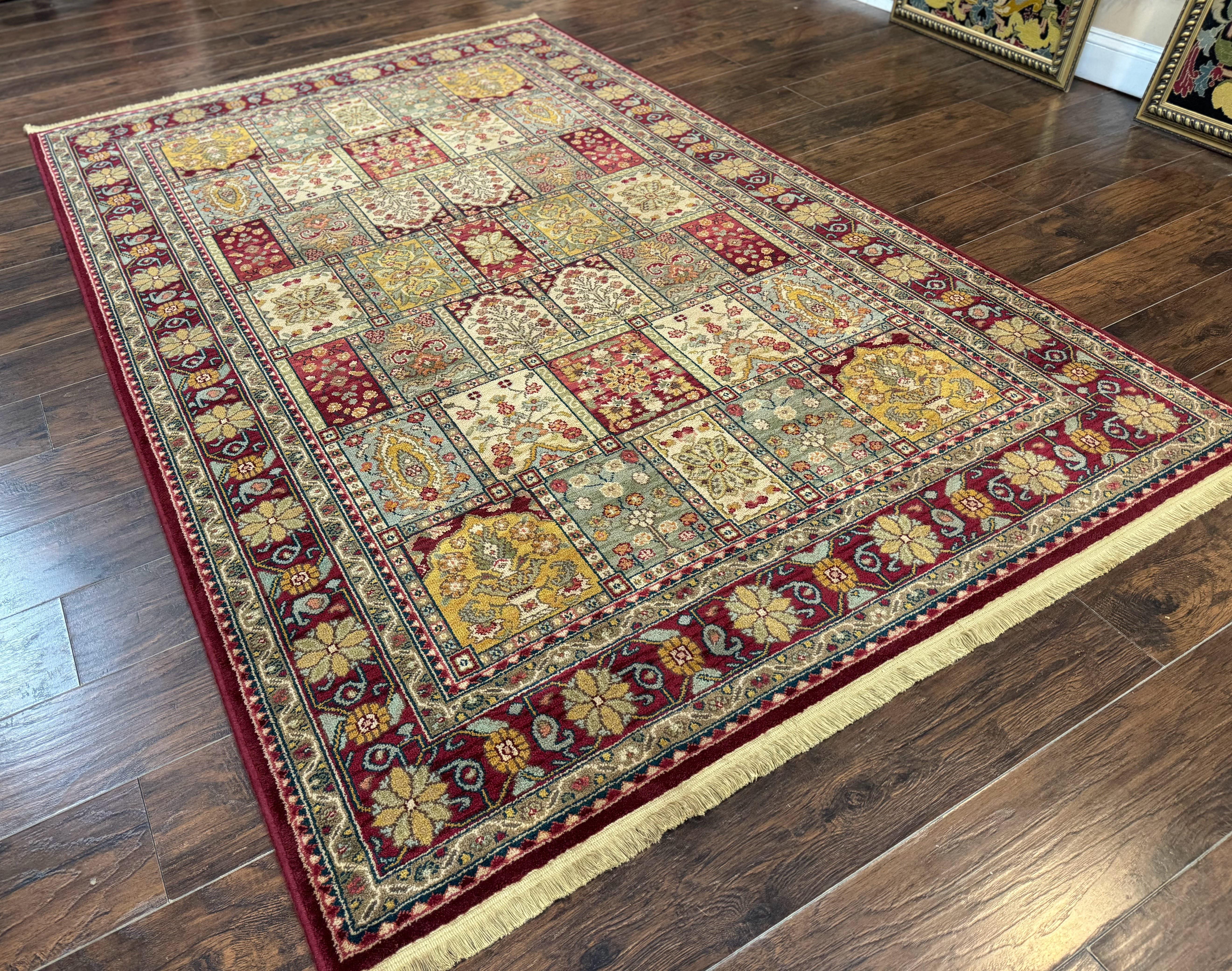 Karastan Rug 5.9 x 9 Antique Legends Bakhtiyari#2200-202, Karastan Area Rug, Wool Pile Vintage Karastan Carpet - Jewel Rugs